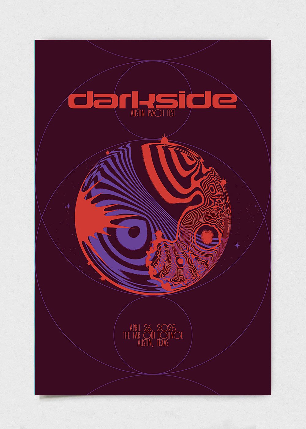 Darkside Poster by Robert Beatty - LEVITATION
