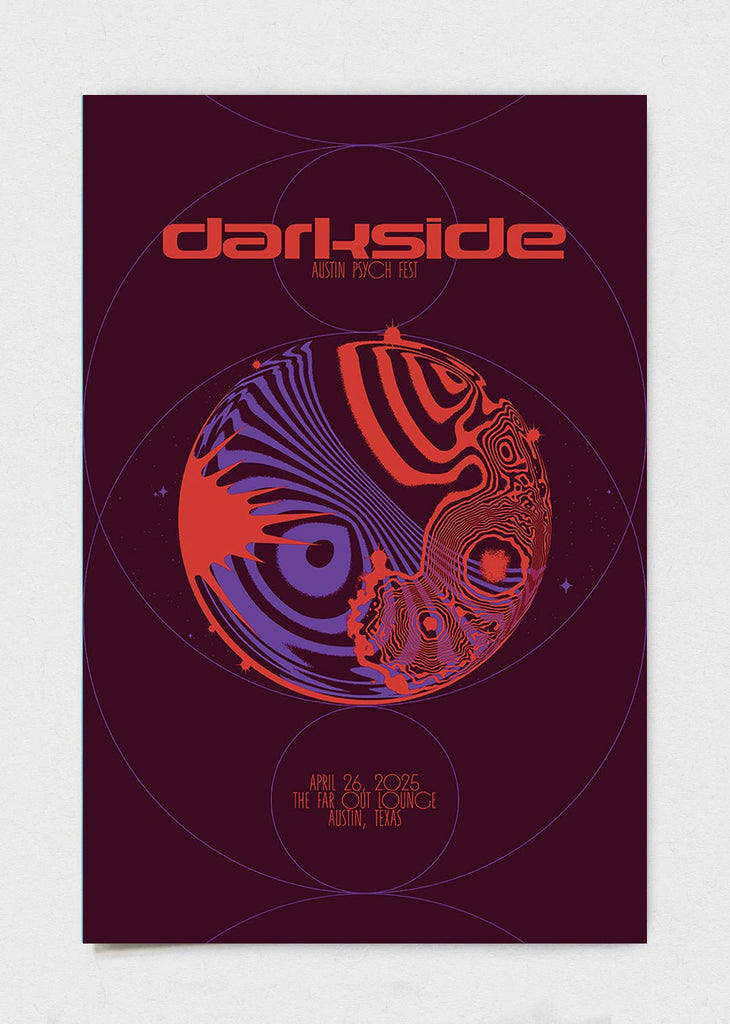 Darkside Poster by Robert Beatty - LEVITATION