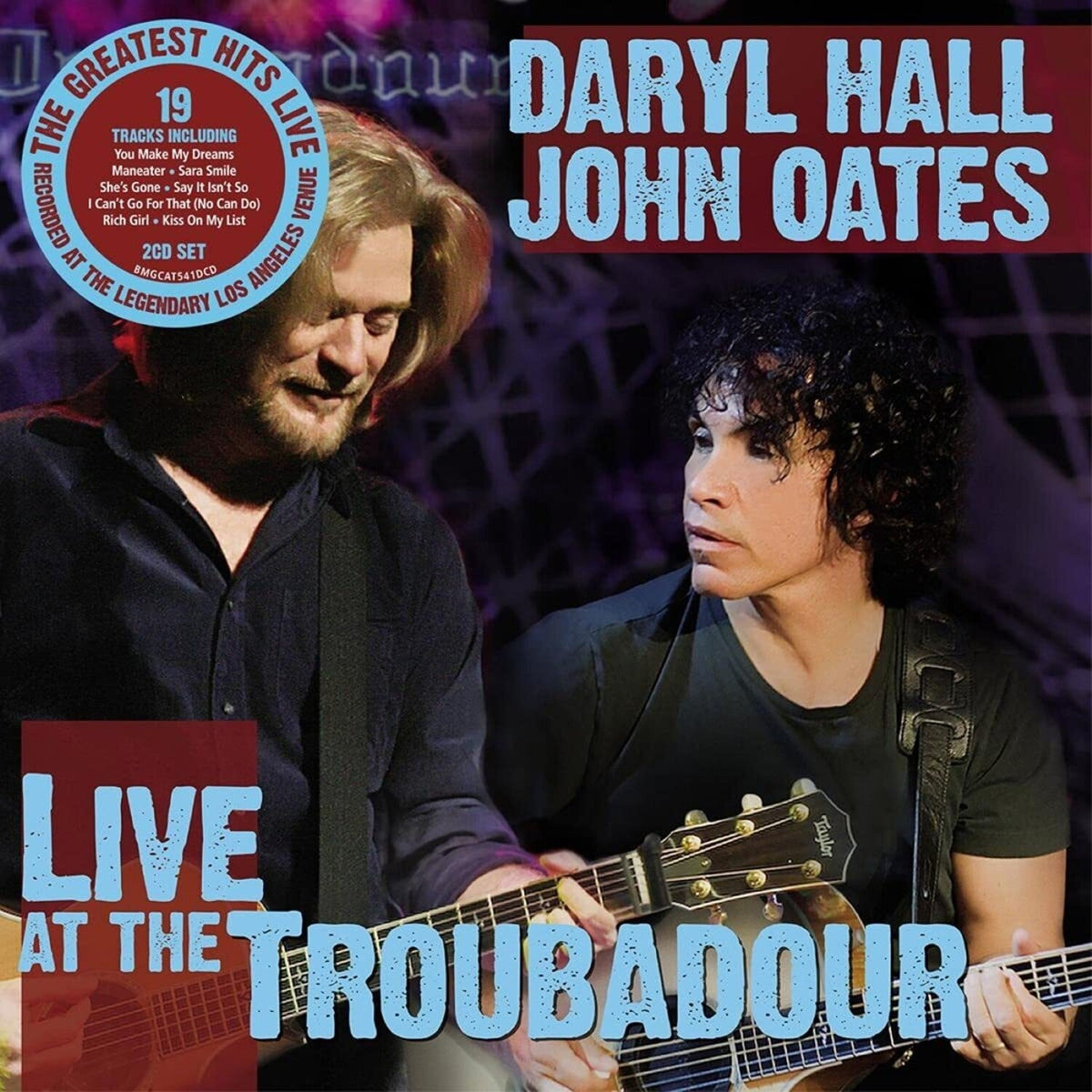 Daryl Hall & John Oates - Live at the Troubador 3xCD - LEVITATION