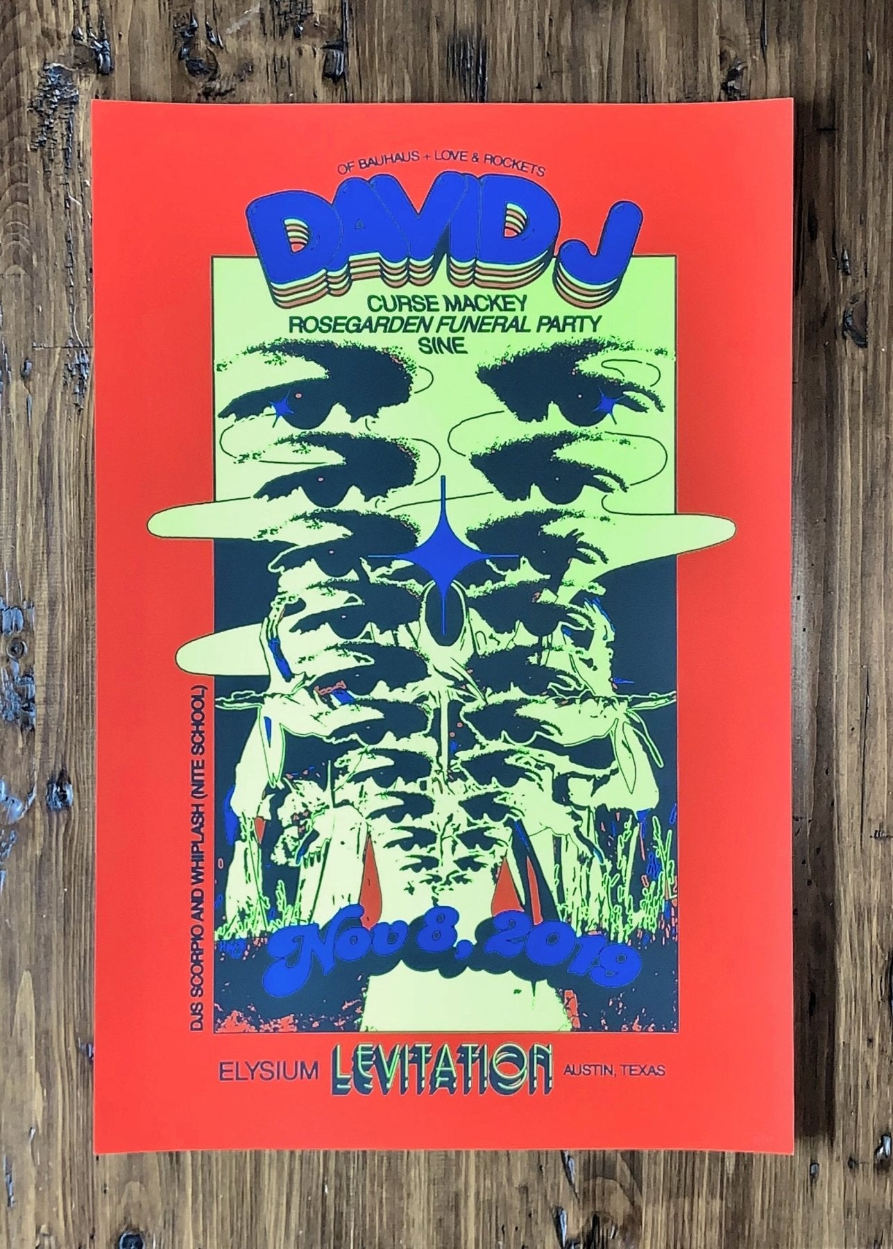 David J Poster by Samantha Wendel - LEVITATION