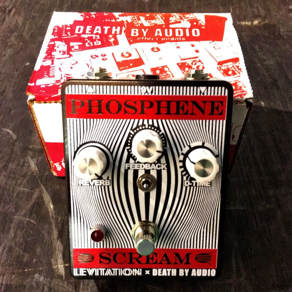 "Death By Audio Phosphene Scream Delay + Reverb Pedal" - LEVITATION