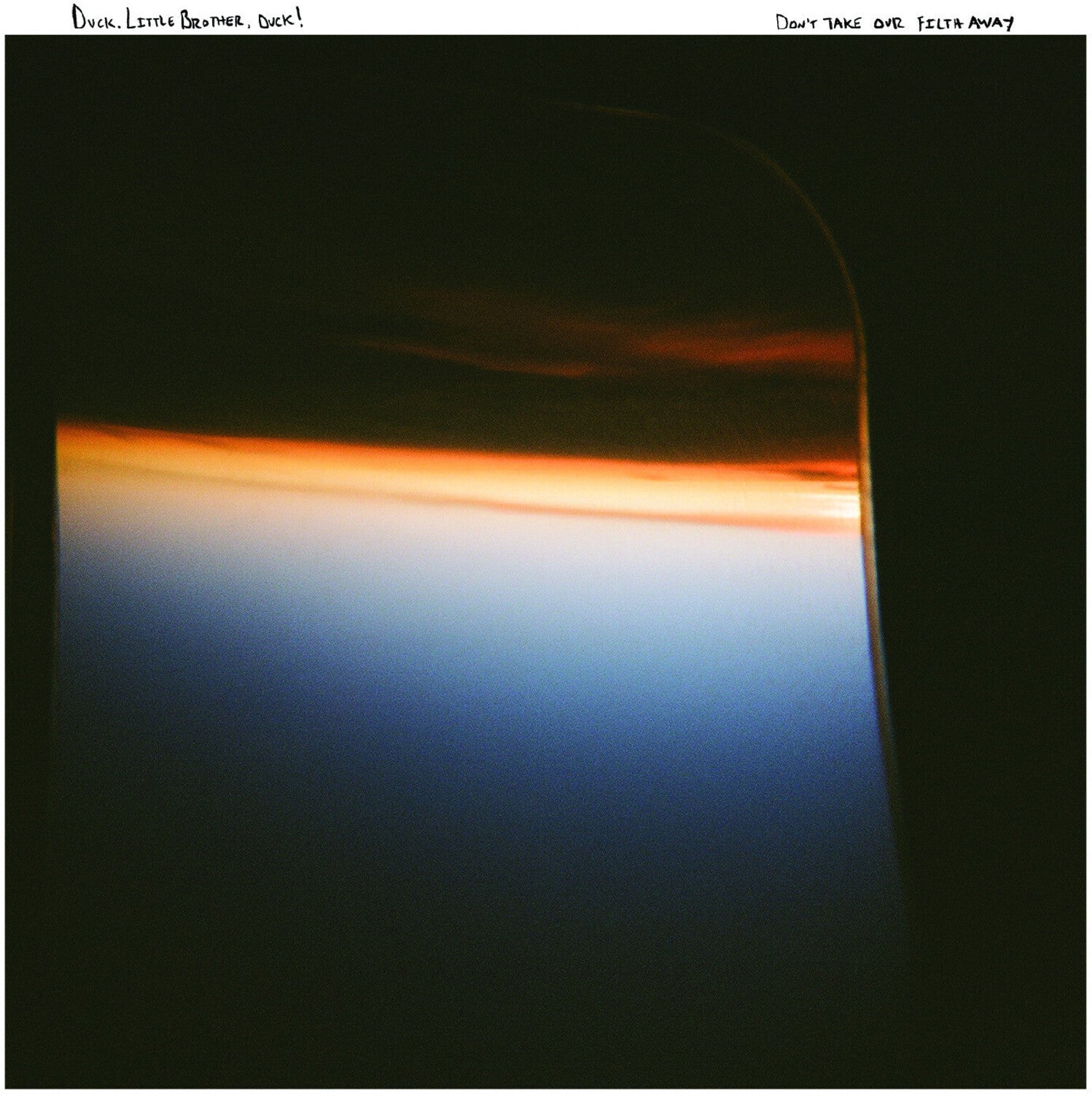 Duck Little Brother Duck! - Don't Take Our Filth Away - Navy and Amber a Side/B Side Vinyl - LEVITATION