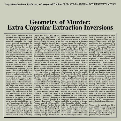 Earth X Black Noi$e - Geometry of Murder: Extra Capsular Extraction - LEVITATION