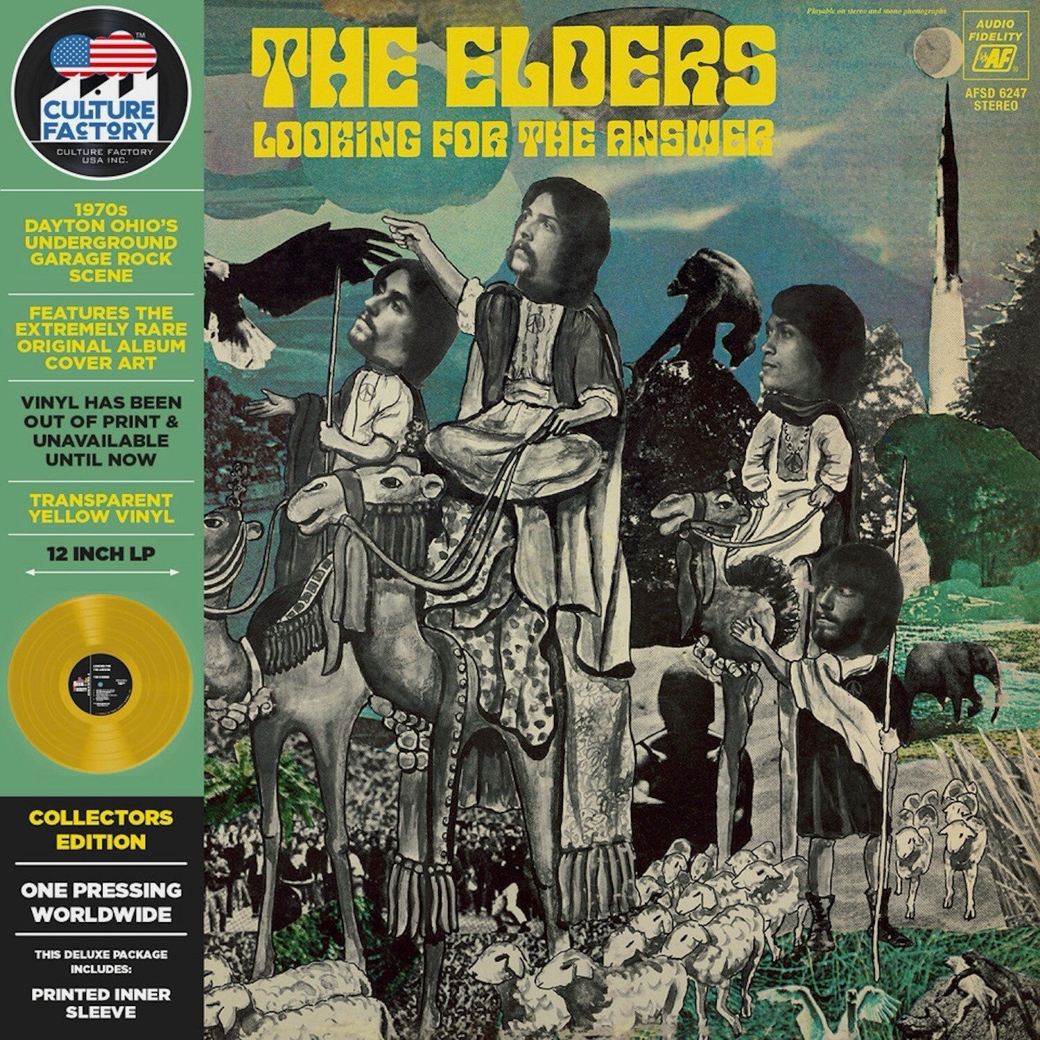Elders - Looking for the Answer (Yellow Vinyl) - LEVITATION
