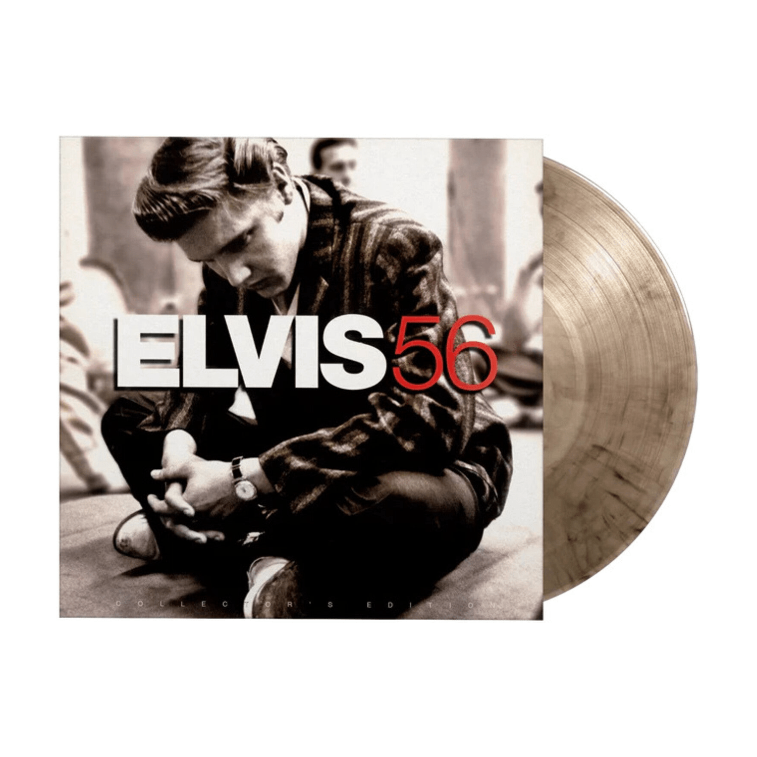 Elvis Presley - Elvis 56 - Limited 180-Gram Crystal Clear & Black Marble Colored Vinyl (Clear Vinyl) - LEVITATION