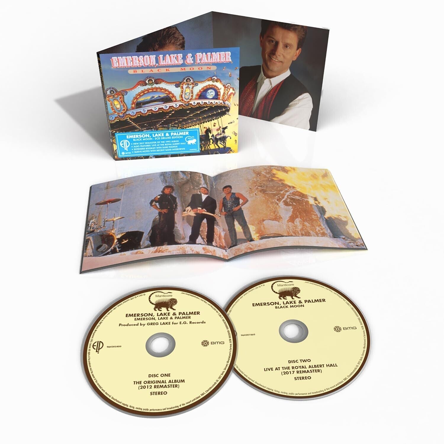 Emerson Lake & Palmer - Black Moon 2xCD (Expanded) - LEVITATION