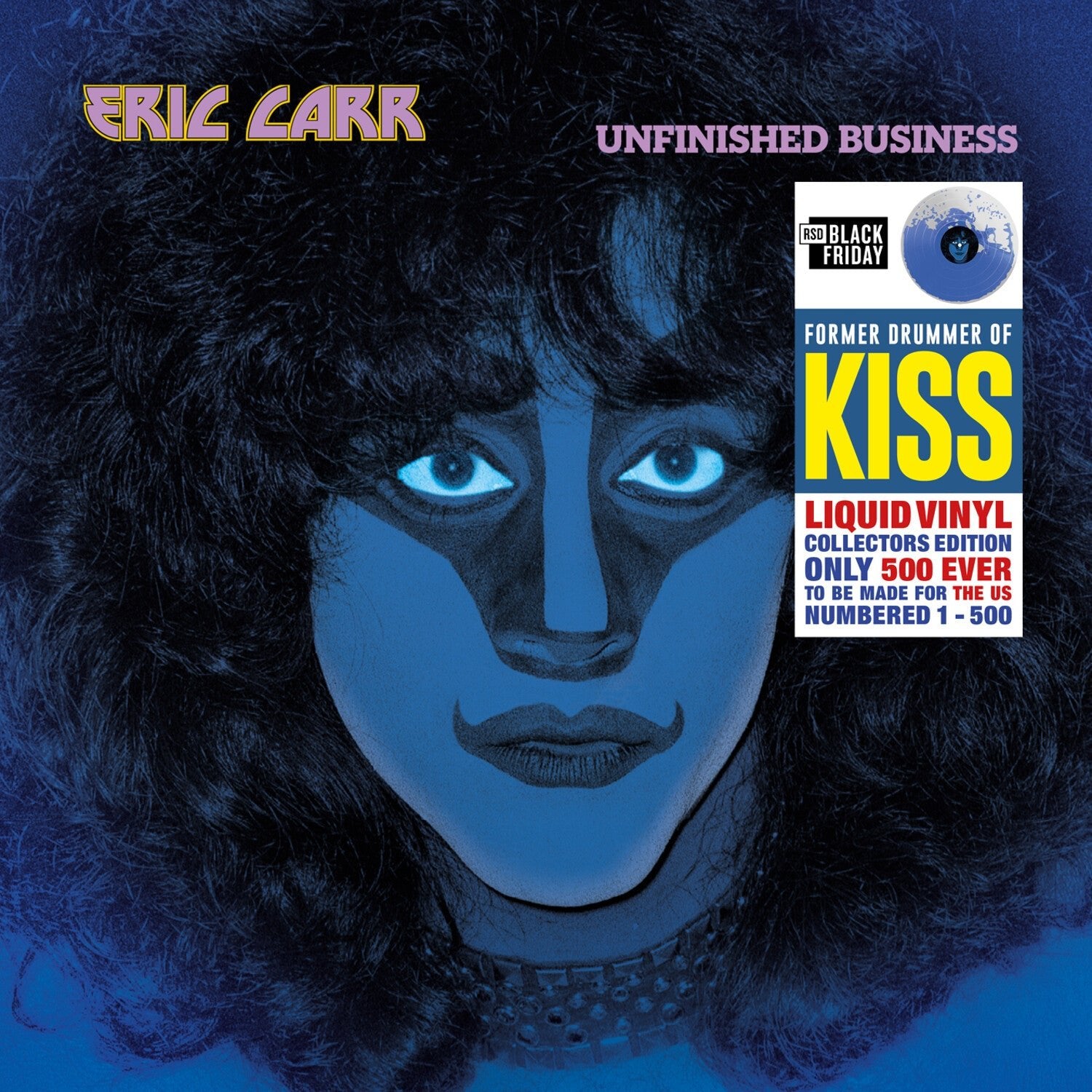 Eric Carr - Unfinished Business: the Liquid Vinyl Numbered Edition - LEVITATION