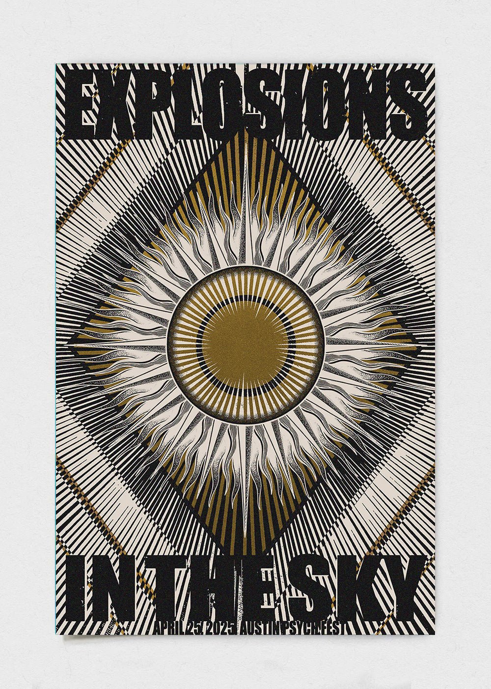 Explosions in the Sky Poster by Thomas Hopper - LEVITATION