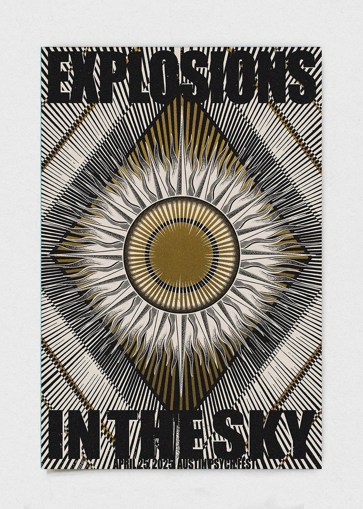 Explosions in the Sky Poster by Thomas Hopper - LEVITATION