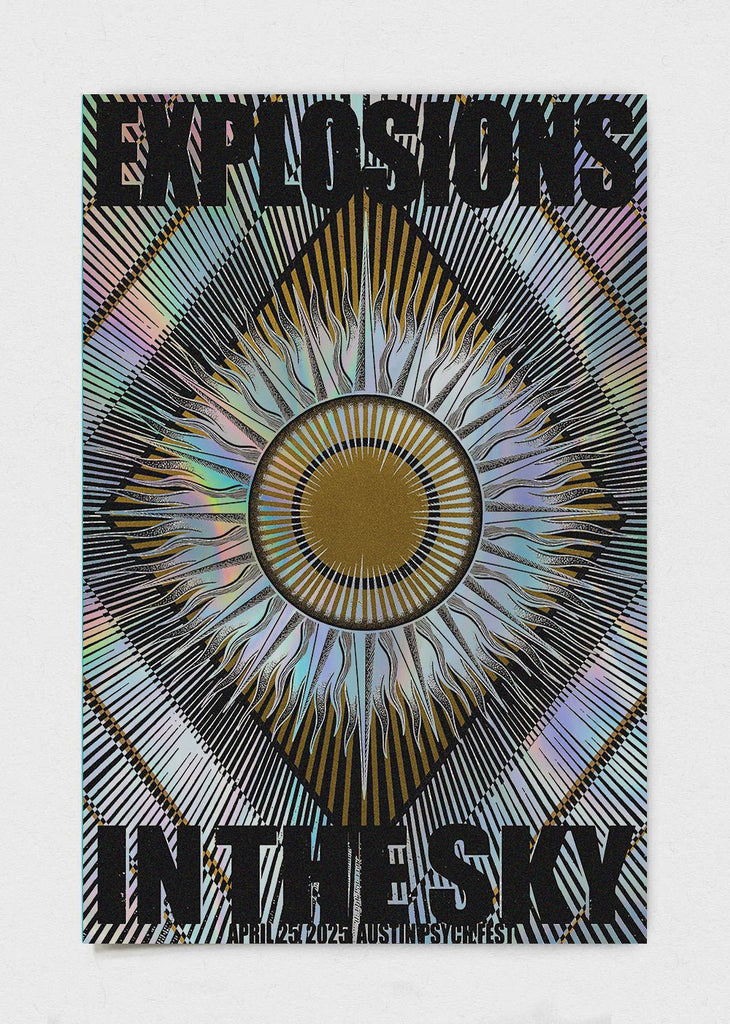 Explosions in the Sky Poster by Thomas Hopper - LEVITATION
