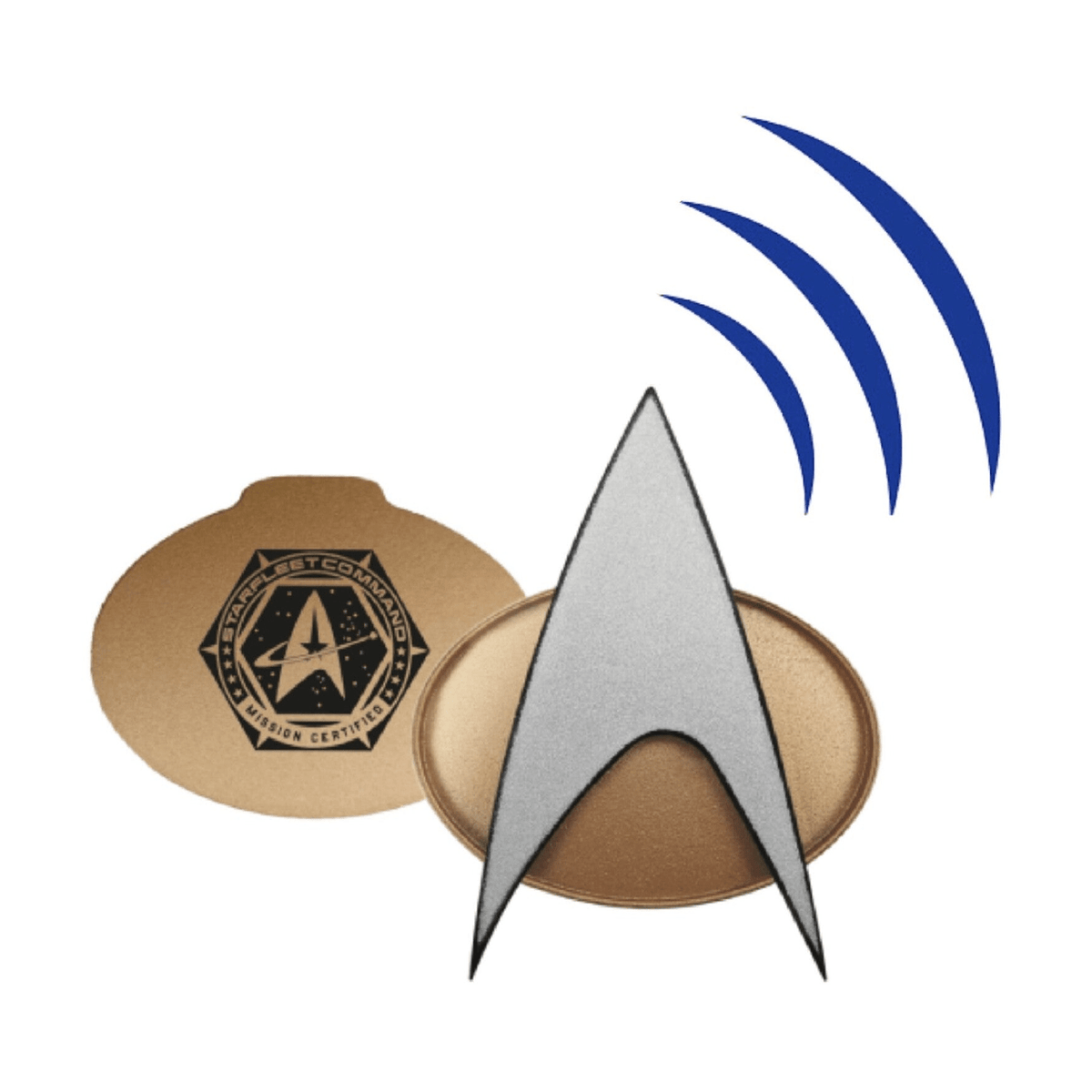Fametek - Star Trek the Next Generation - Bluetooth Communicator Badge - 2026/60th Anniversary - LEVITATION