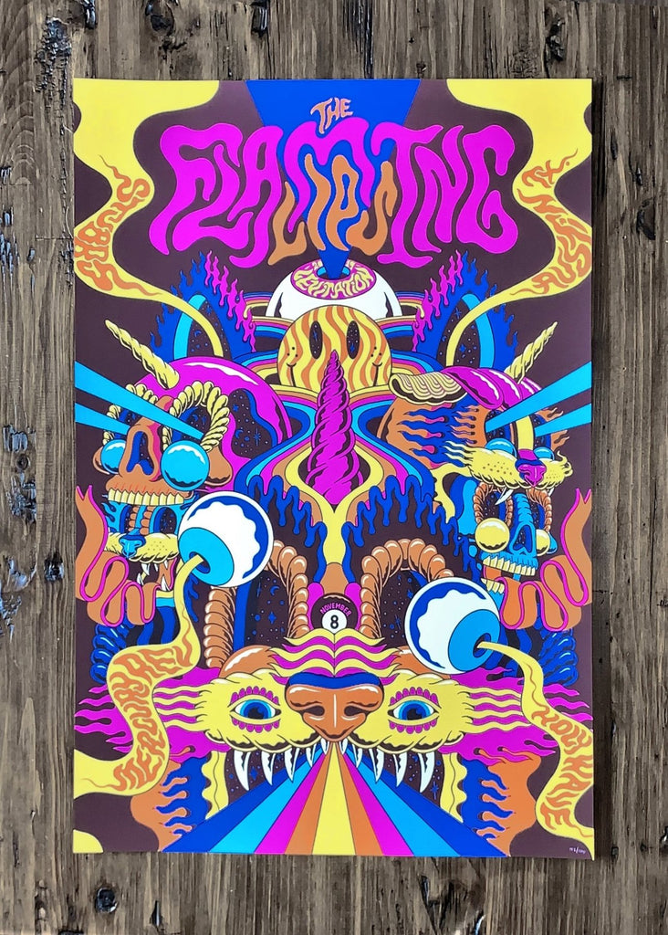 Flaming Lips Poster by Jason Abraham Smith - ARCHIVE - LEVITATION