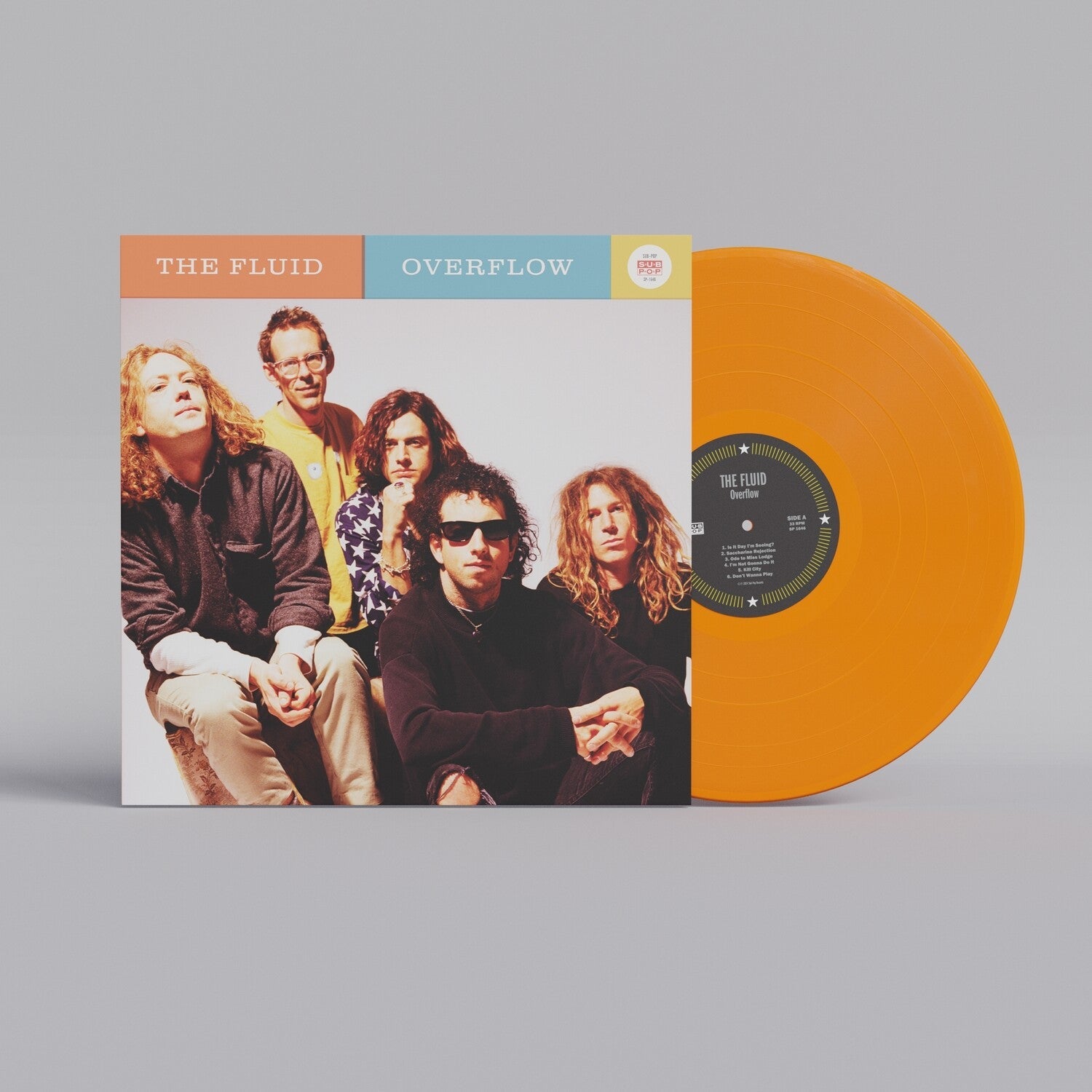 Fluid - Overflow (Orange Vinyl) - LEVITATION