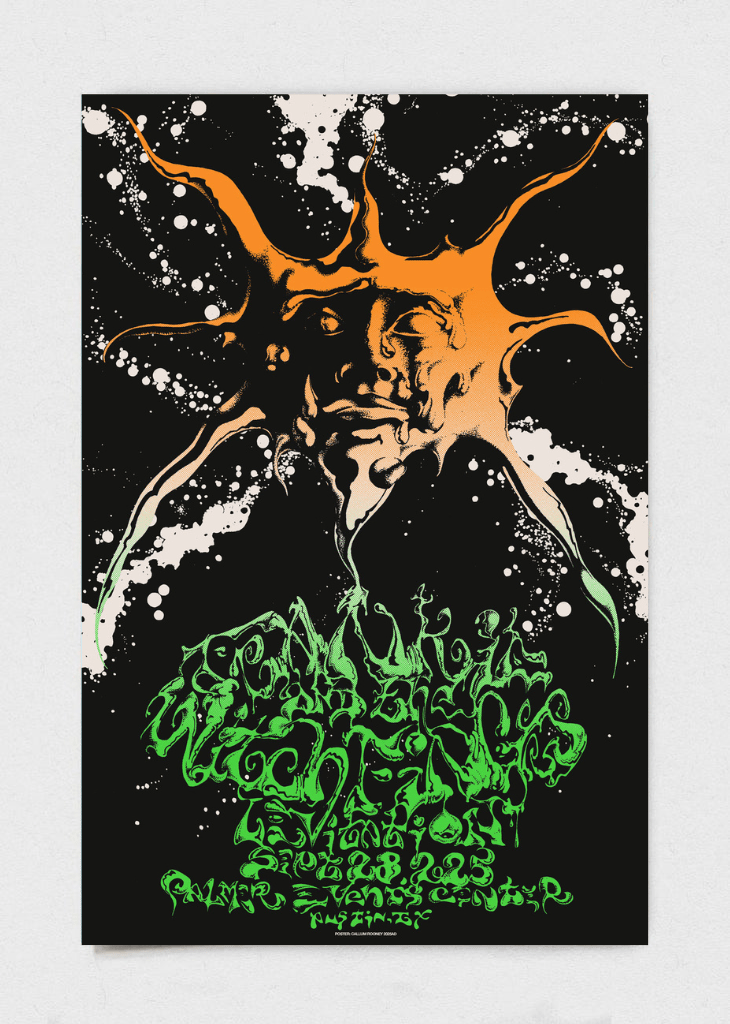 Frankie and the Witch Fingers Poster by Callum Rooney - LEVITATION
