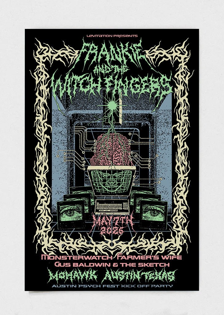 Frankie and the Witch Fingers Poster by Preston Weippert - LEVITATION