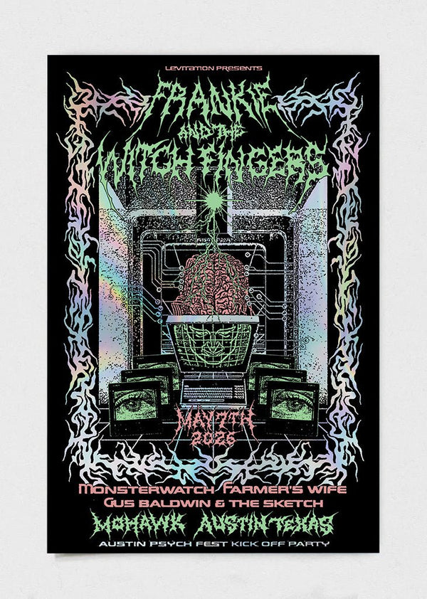 Frankie and the Witch Fingers Poster by Preston Weippert - LEVITATION