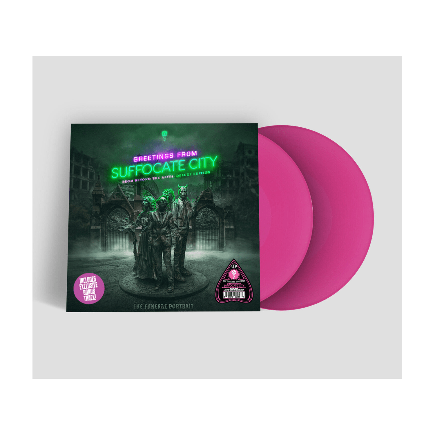 Funeral Portrait - Greetings from Suffocate City - from Beyond 2xLP (Pink Vinyl) - LEVITATION