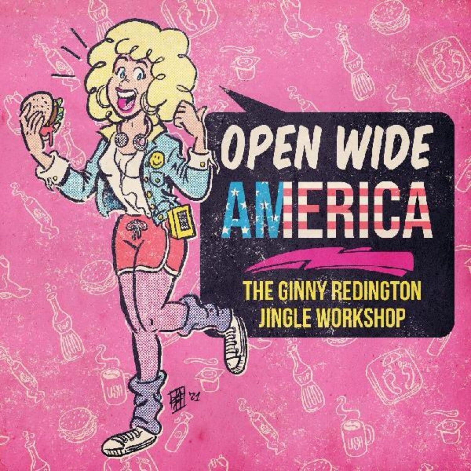Ginny Redington - Open Wide America: the Ginny Redington Jingle (White Vinyl) - LEVITATION