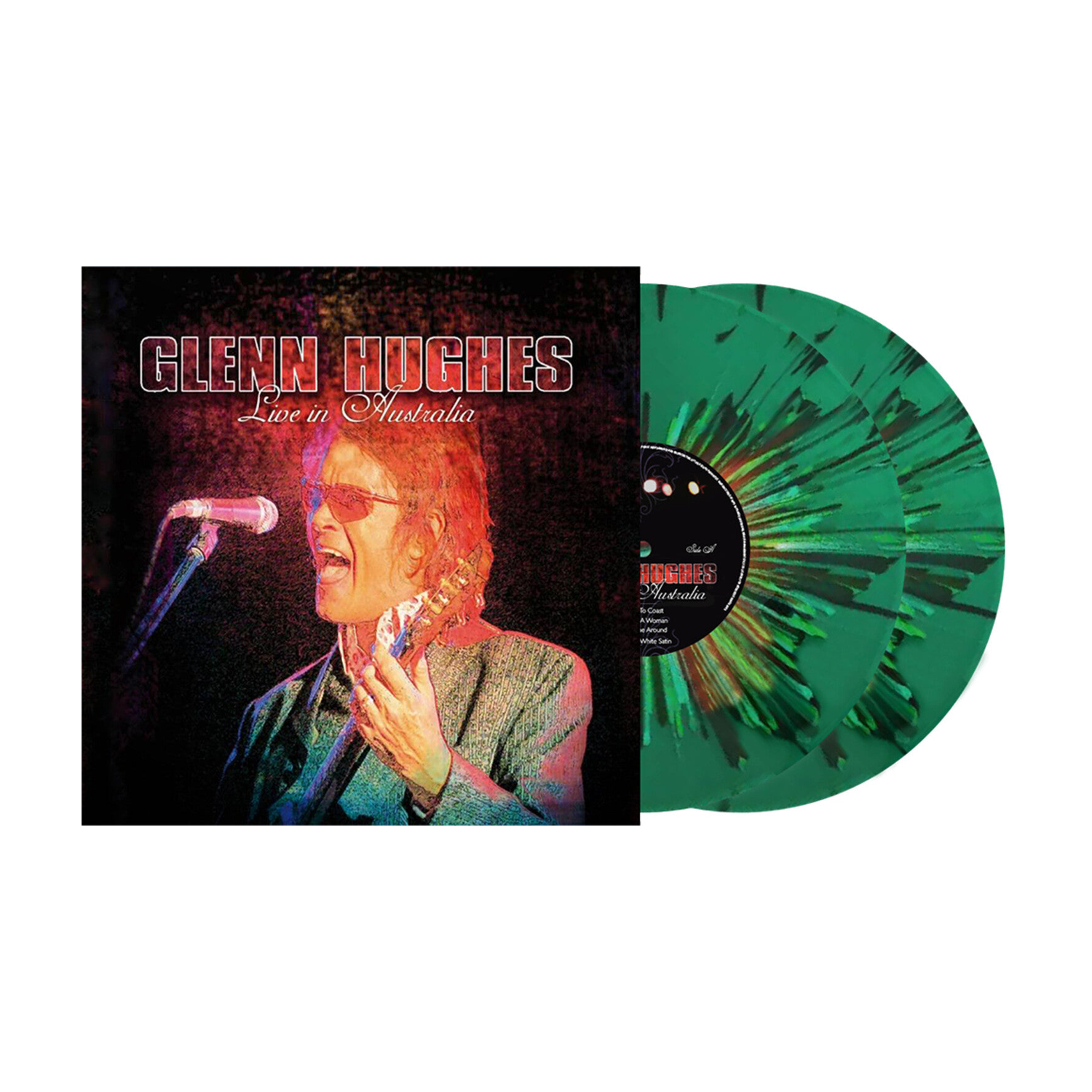 Glenn Hughes - Live in Australia - Limited Splatter Green Vinyl (Green Vinyl) - LEVITATION