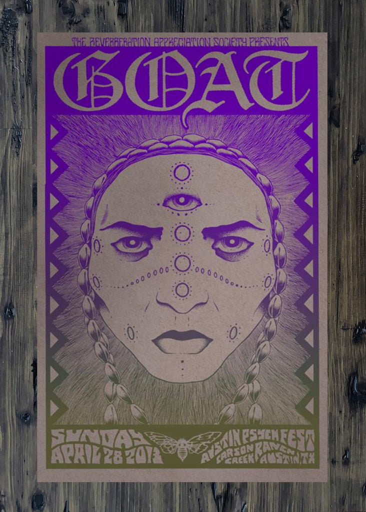 GOAT Poster by Alan Forbes - LEVITATION