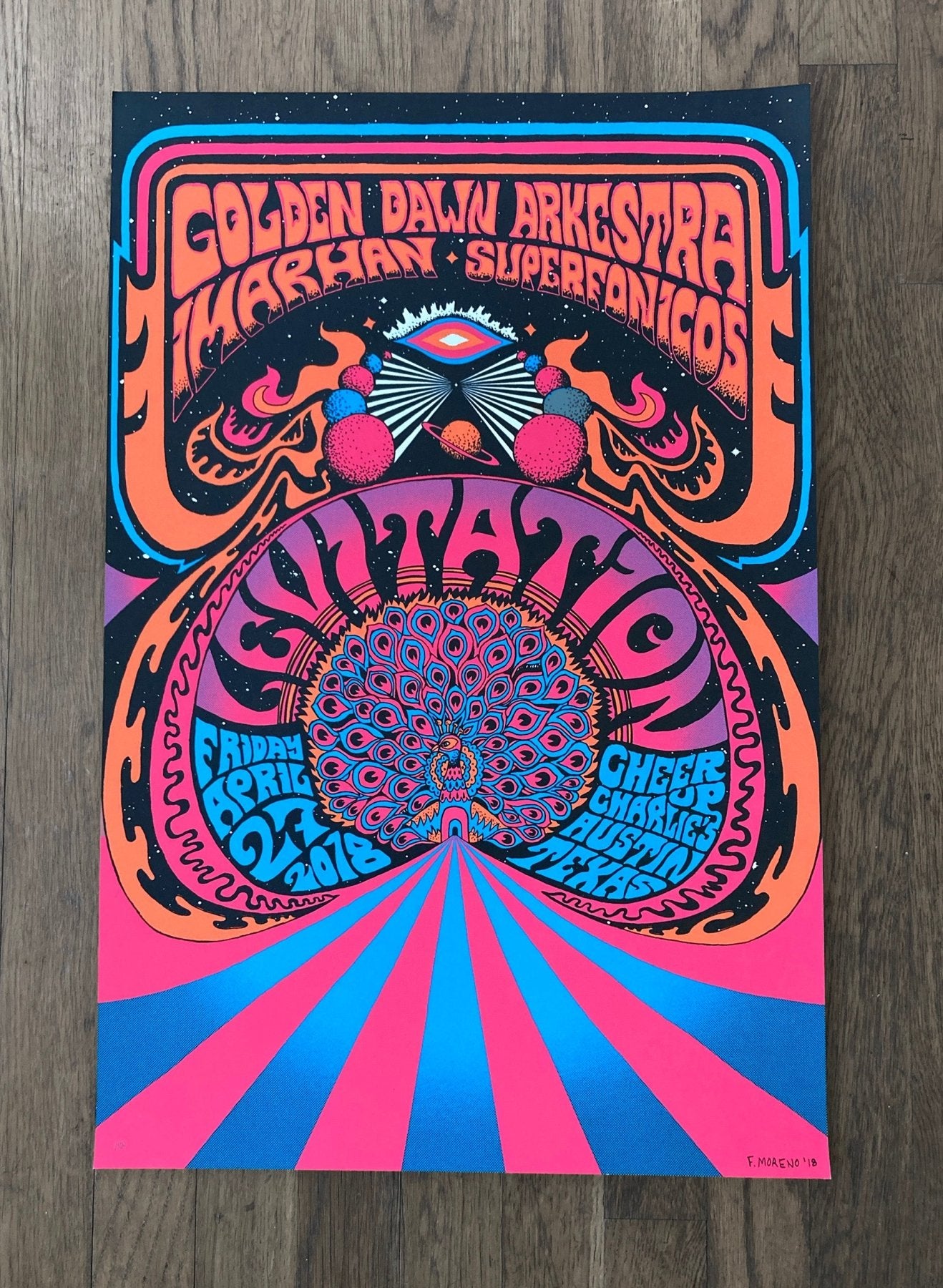 Golden Dawn Arkestra Poster by Federico "Fez" Moreno - ARCHIVE - LEVITATION