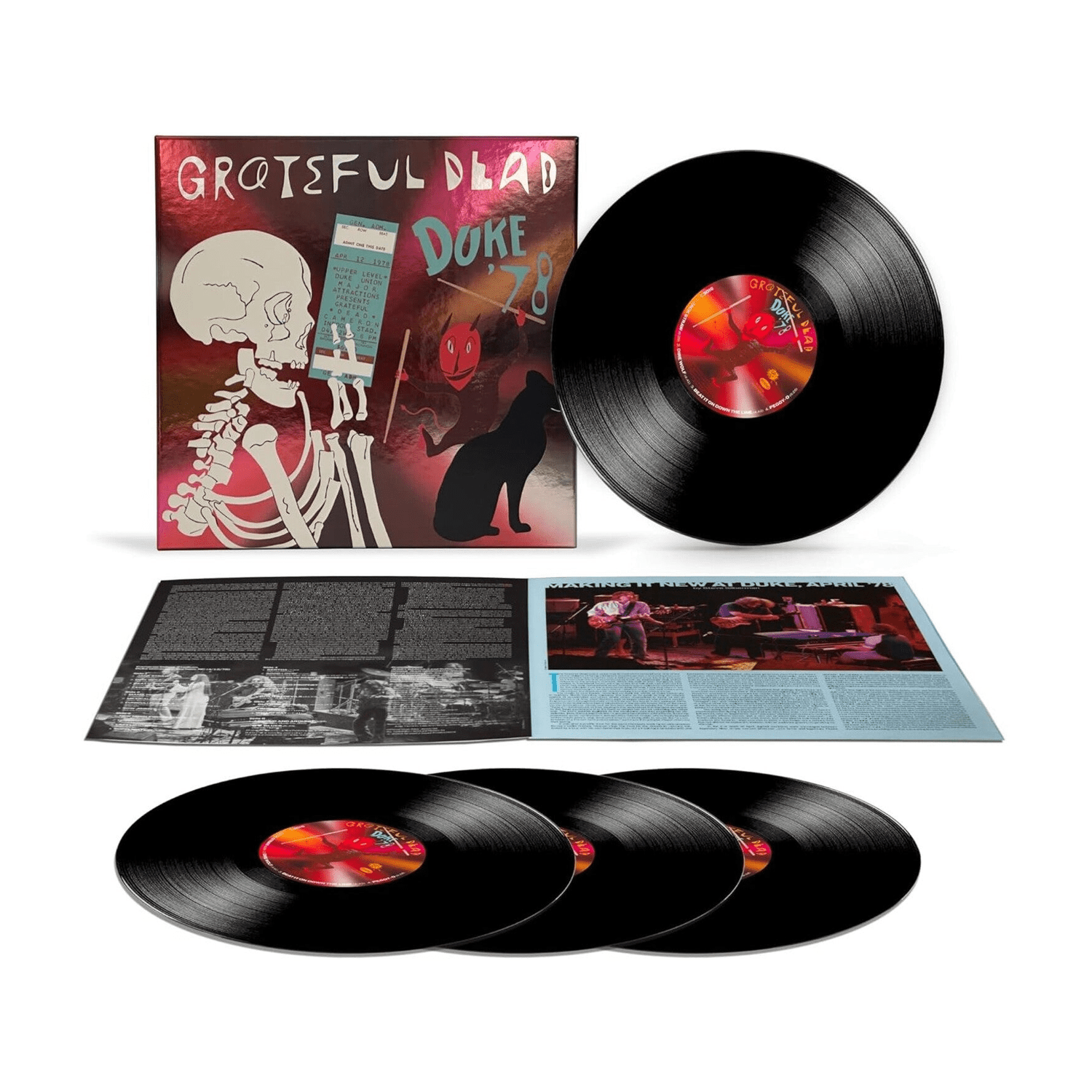 Grateful Dead - Duke '78 4xLP - LEVITATION