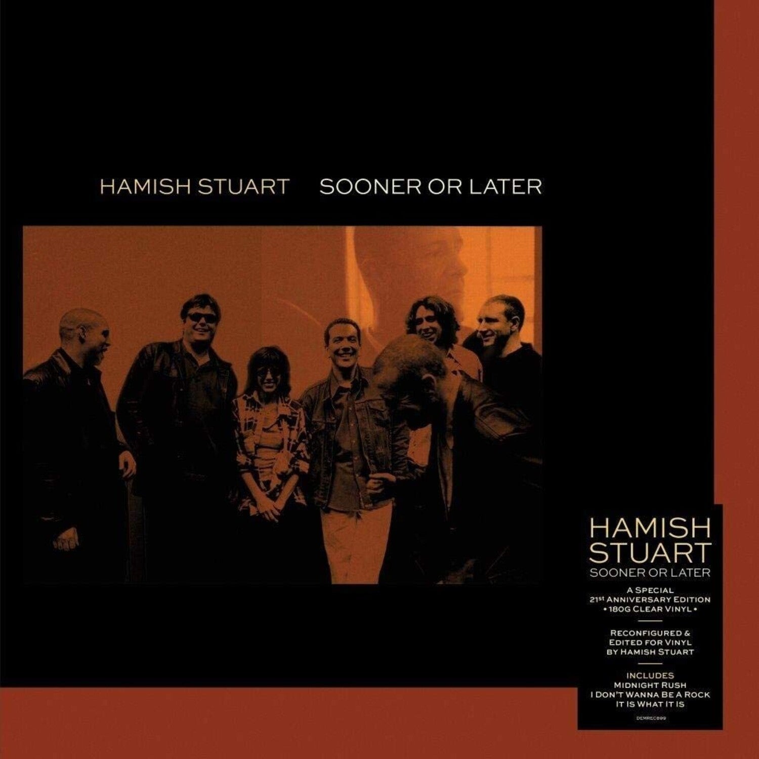 Hamish Stuart - Sooner or Later (Clear Vinyl) - LEVITATION
