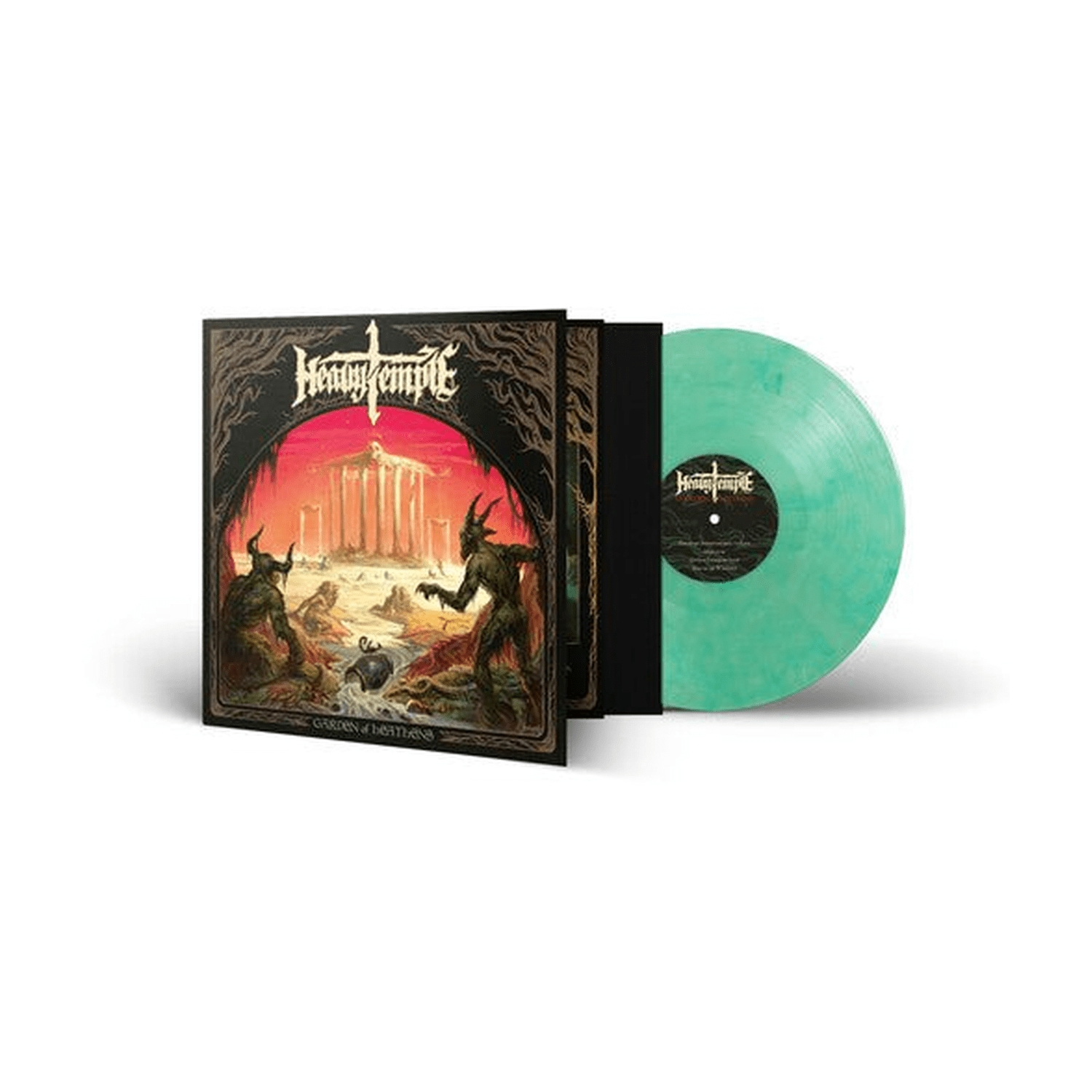 Heavy Temple - Garden of Heathens - Clear/ Green/ White Marble - LEVITATION