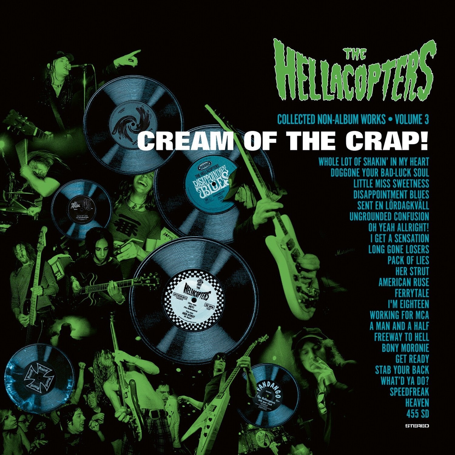 Hellacopters - Cream of the Crap! Collected Non-Album Works Vol. 3 2xLP (Clear Vinyl) - LEVITATION