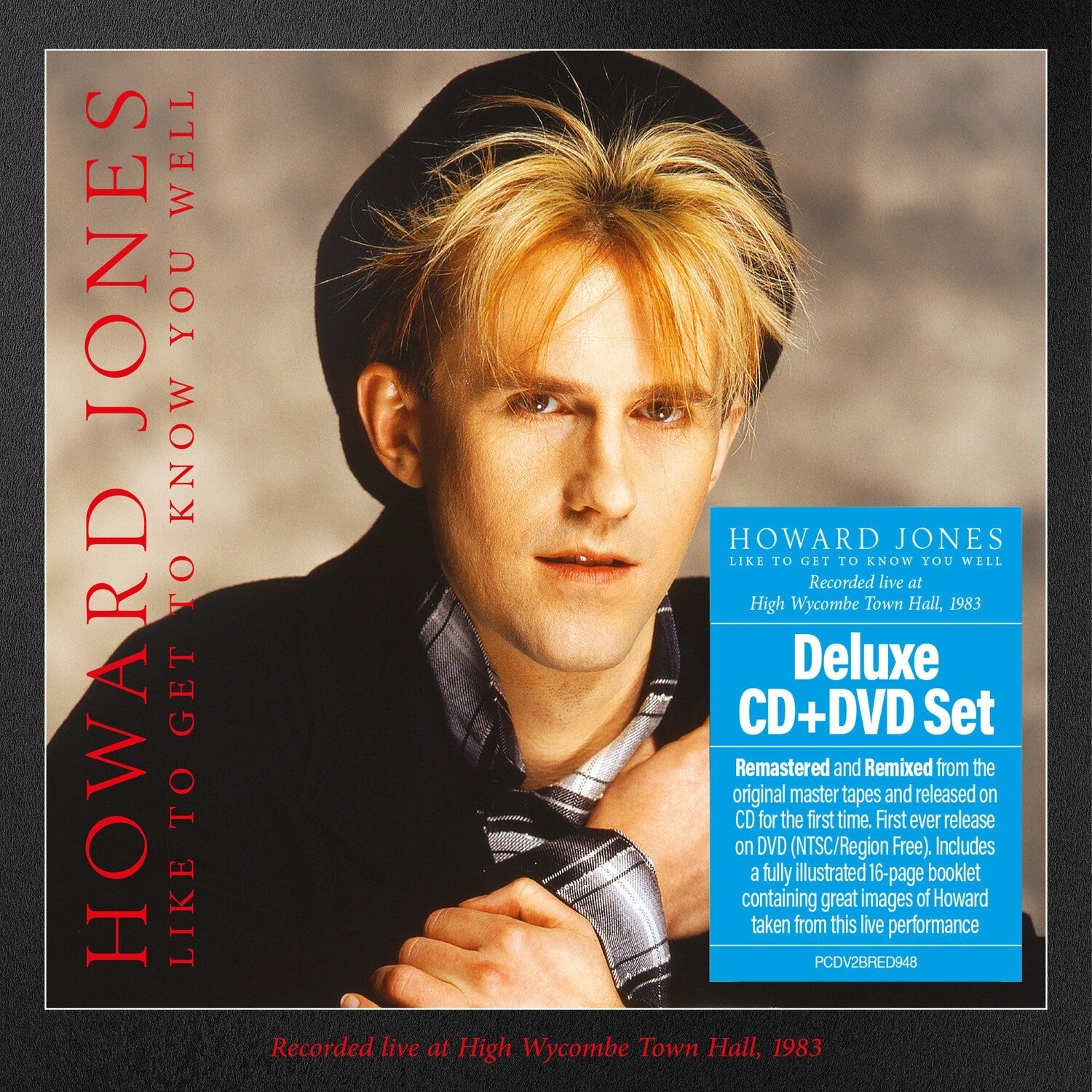 Howard Jones - Like To Get To Know You Well: Live At High Wycombe Town Hall 1983 (CD) - LEVITATION