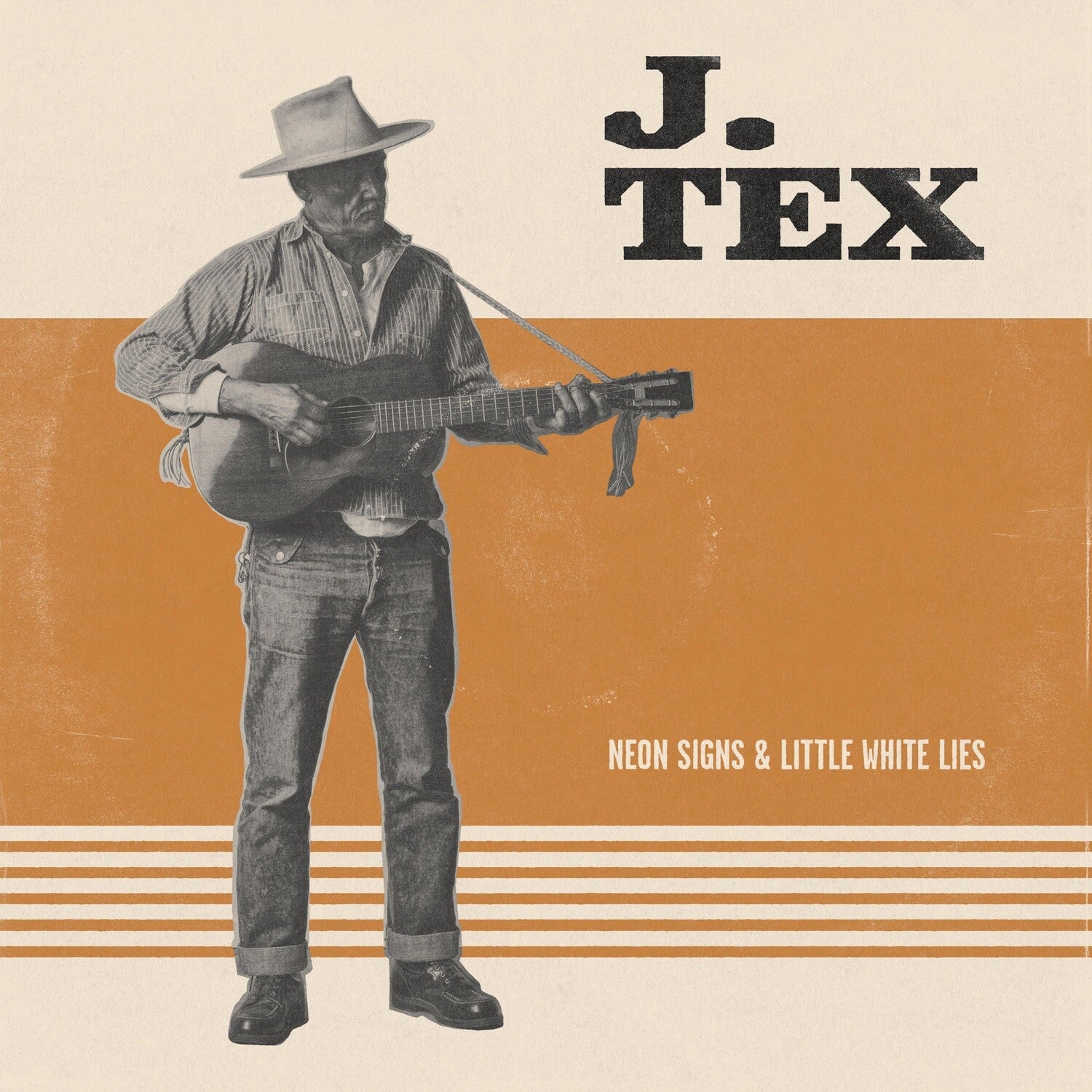 J. Tex - Neon Signs & Little White Lies (Orange Vinyl) - LEVITATION