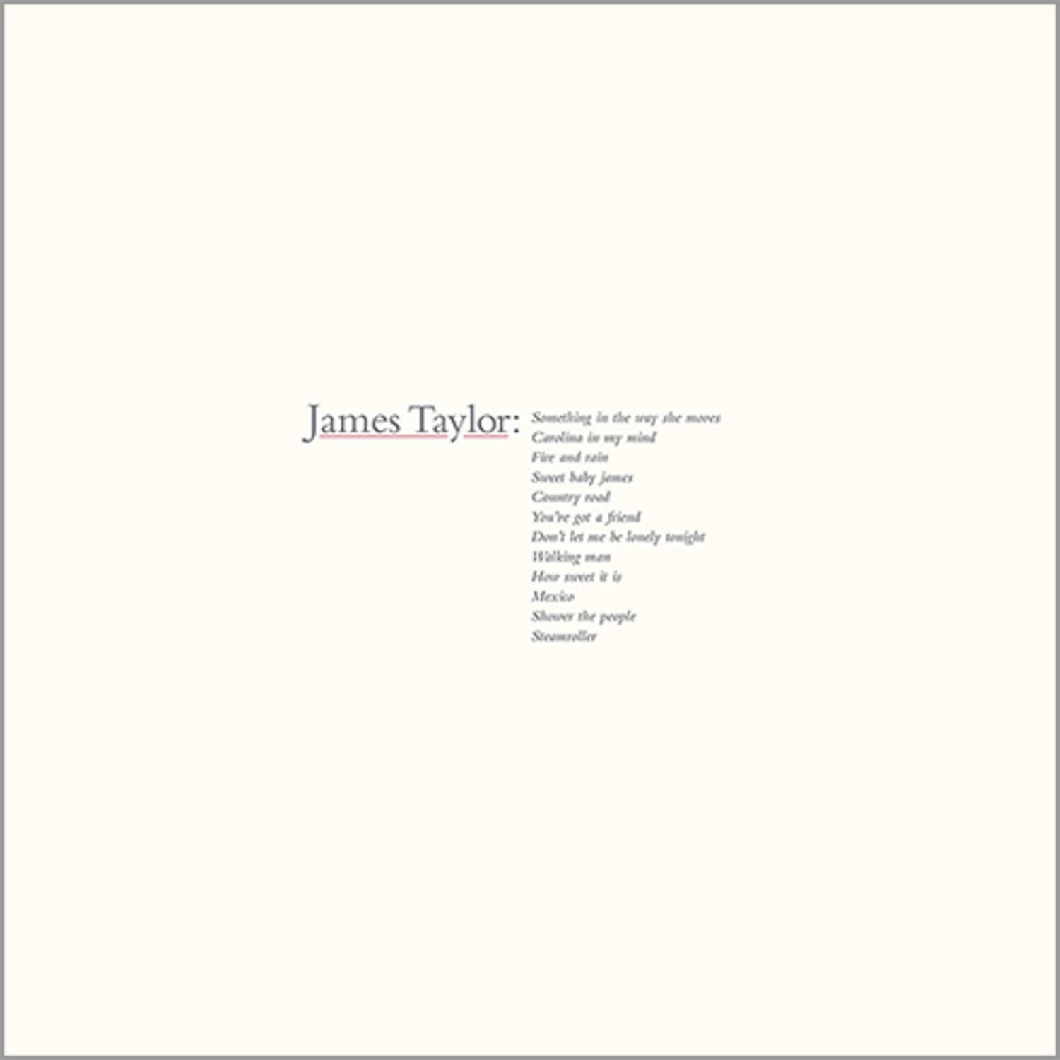 James Taylor's Greatest Hits - LEVITATION