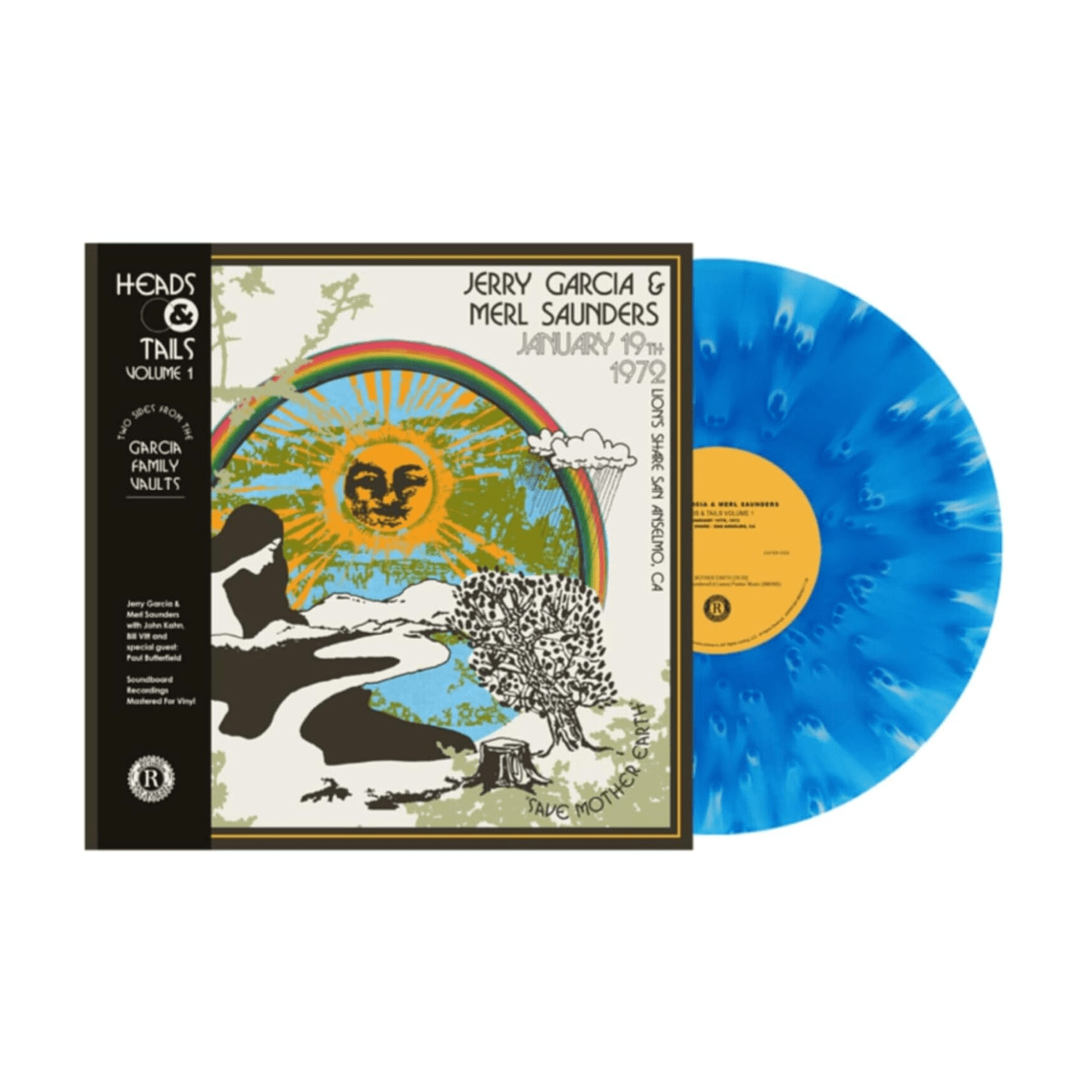 Jerry Garcia / Merl Saunders - Heads & Tails Vol. 1 (Blue Vinyl) - LEVITATION
