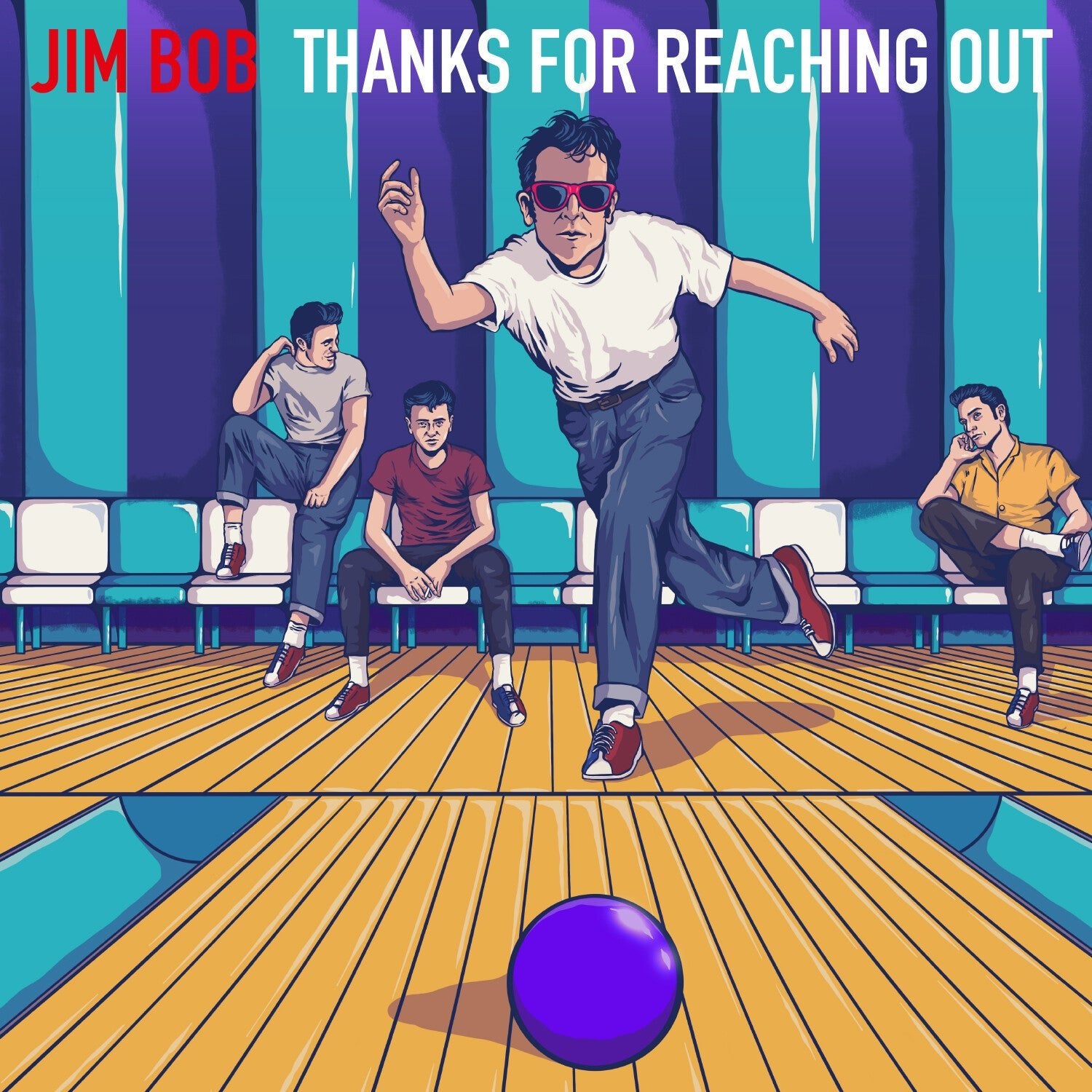 Jim Bob - Thanks for Reaching Out - Purple Vinyl W/ 2024 Calendar (Purple Vinyl) - LEVITATION