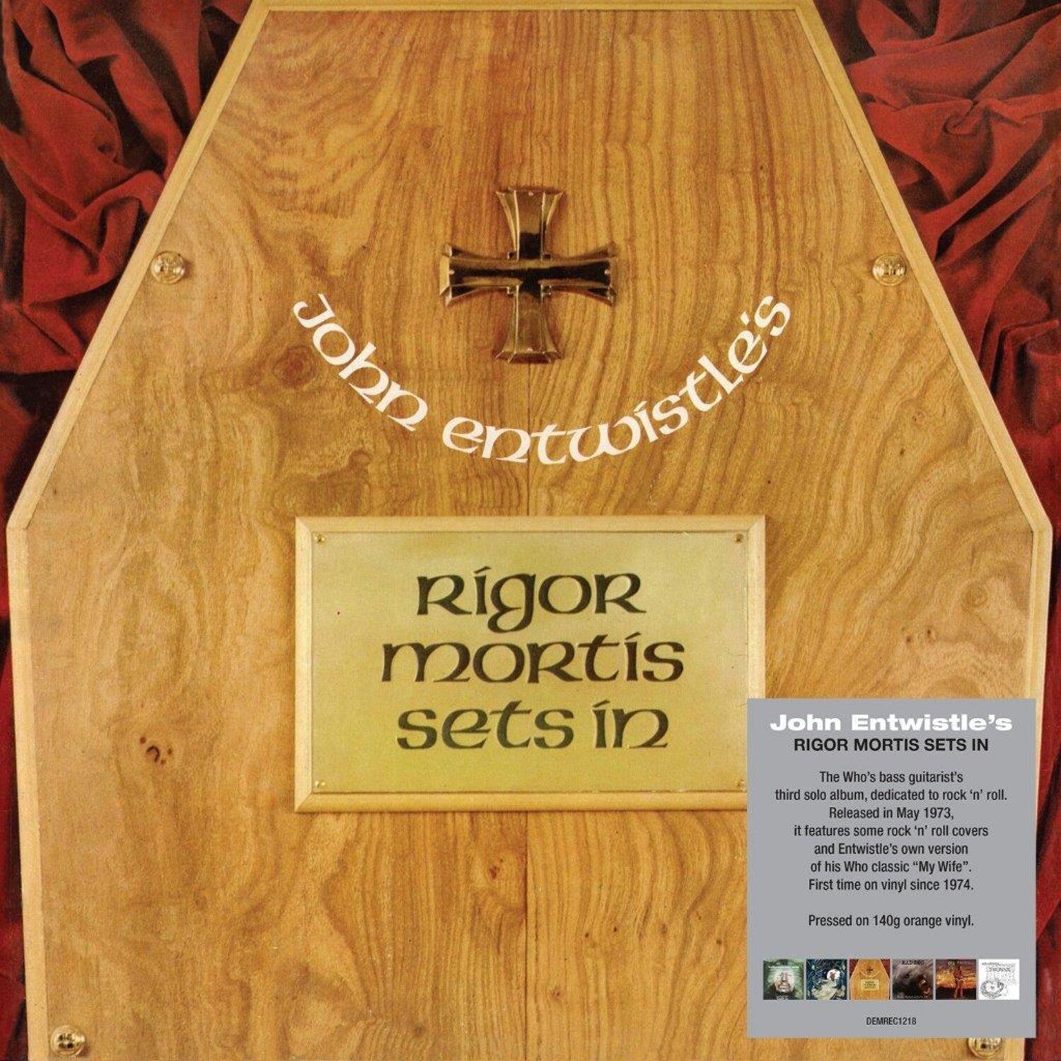 John Entwistle - Rigor Mortis Sets in - 140 (Orange Vinyl) - LEVITATION