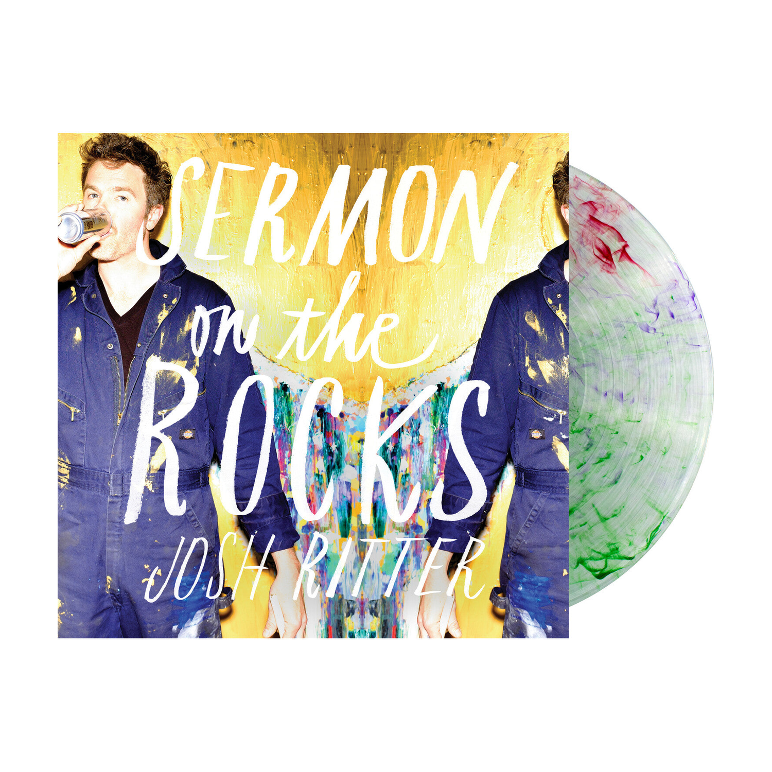 Josh Ritter - Sermon on the Rocks [Clear with Red, Purple, Green Swirl Lp] (Clear Vinyl) - LEVITATION