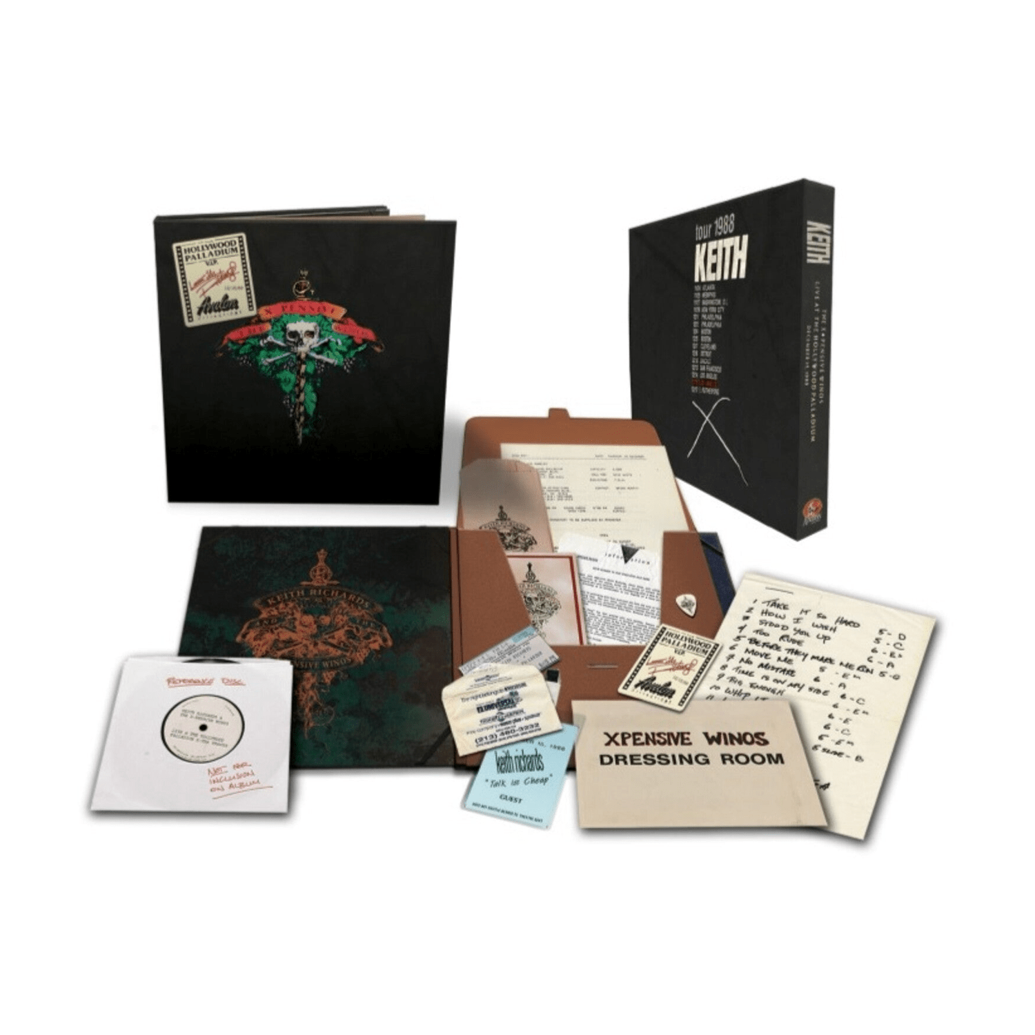 Keith Richards & The X-Pensive Winos - Live at the Hollywood Palladium Limited Edition Deluxe Box Set 5xLP (Limited Edition) - LEVITATION
