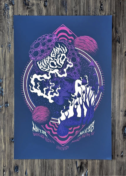 Kikagaku Moyo Poster by Kuba Sokolski - ARCHIVE | LEVITATION