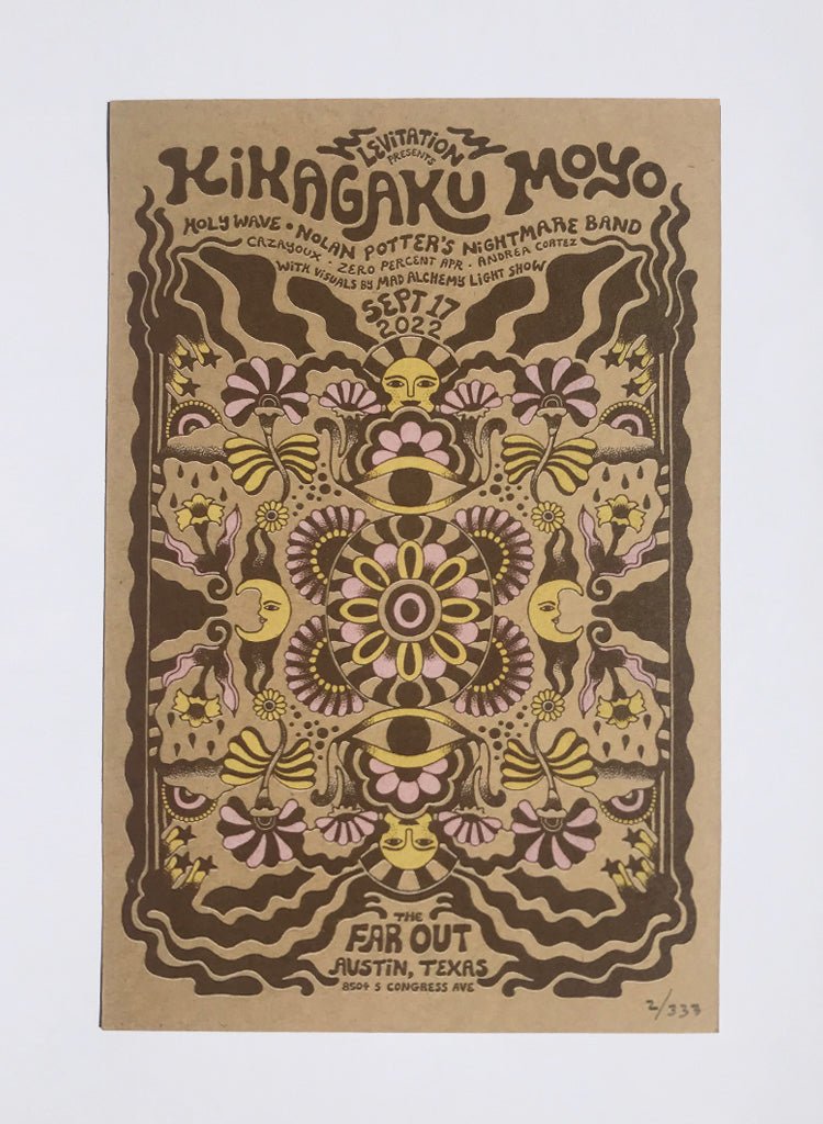 Kikagaku Moyo - Sept 17, 2022 - Handbills – LEVITATION