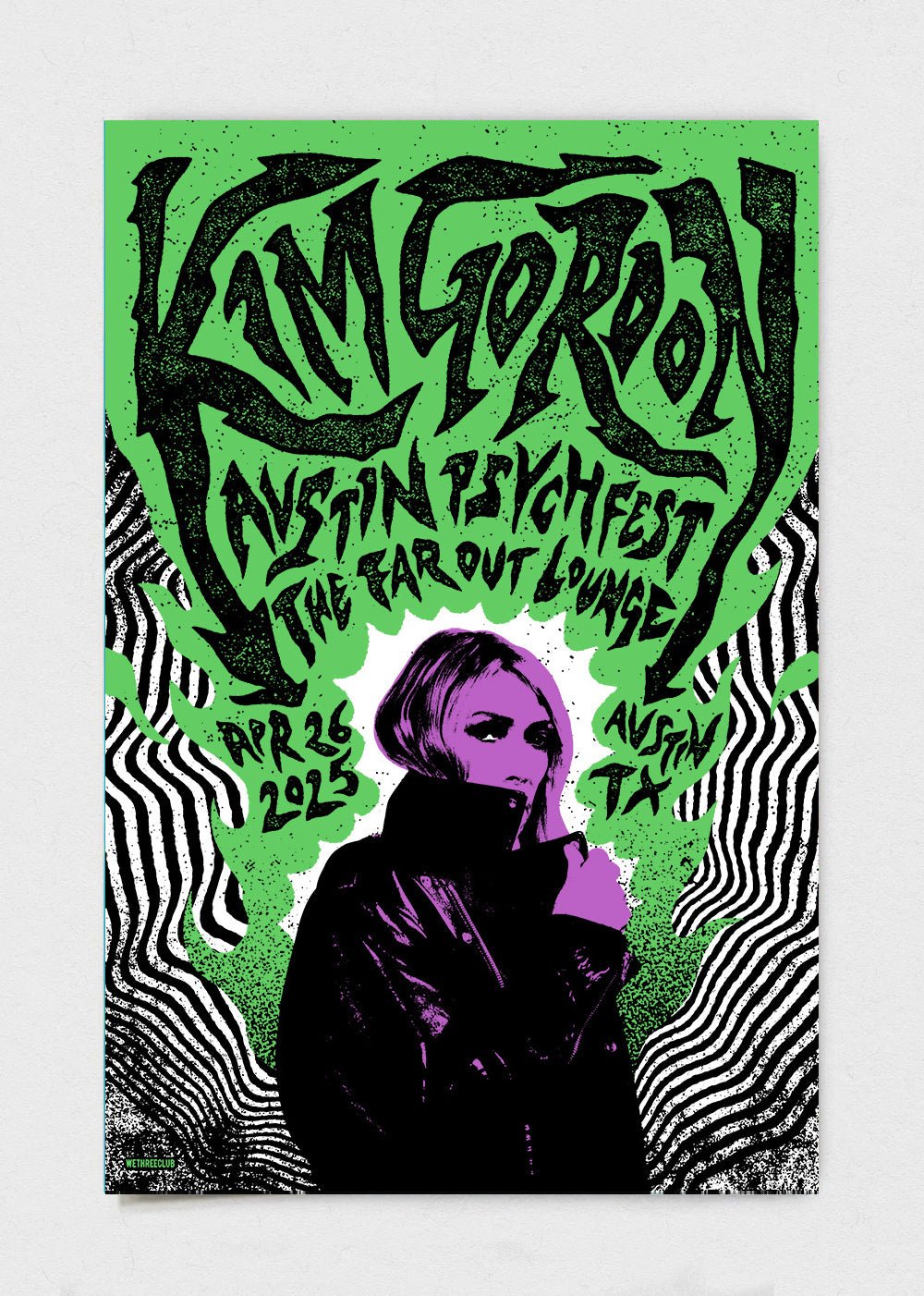 アート・デザイン・音楽 THE International magazine #3 Kim Gordon Kim Gordon Poster by We Three Club – LEVITATION