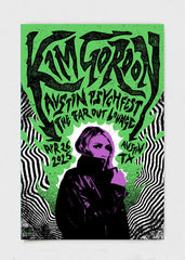 Kim Gordon Poster by We Three Club – LEVITATION