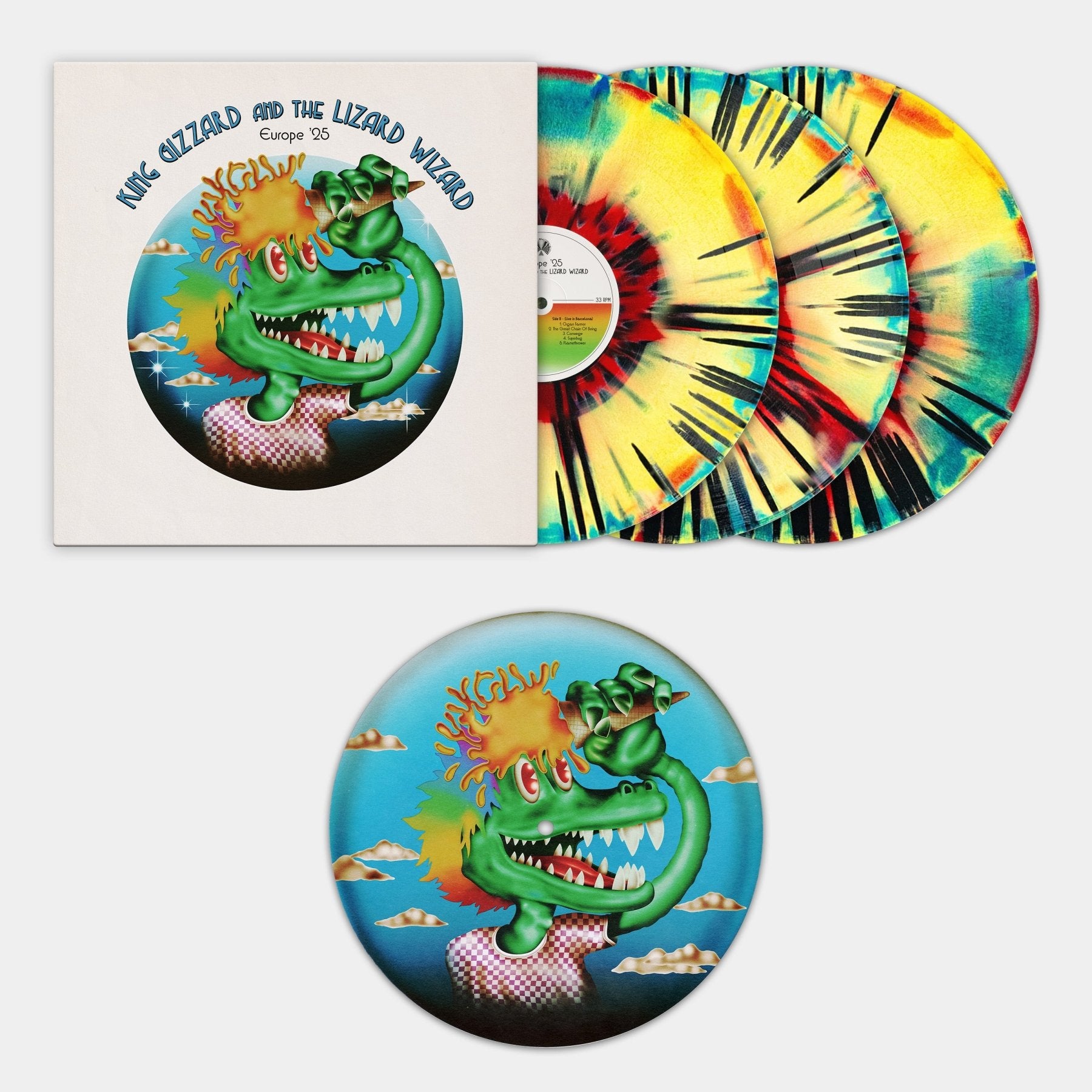 【LP】レアグルーヴ Jelly Tobing インドネシアサイケ King Gizzard - Europe '25 Vol. II Triple LP | LEVITATION