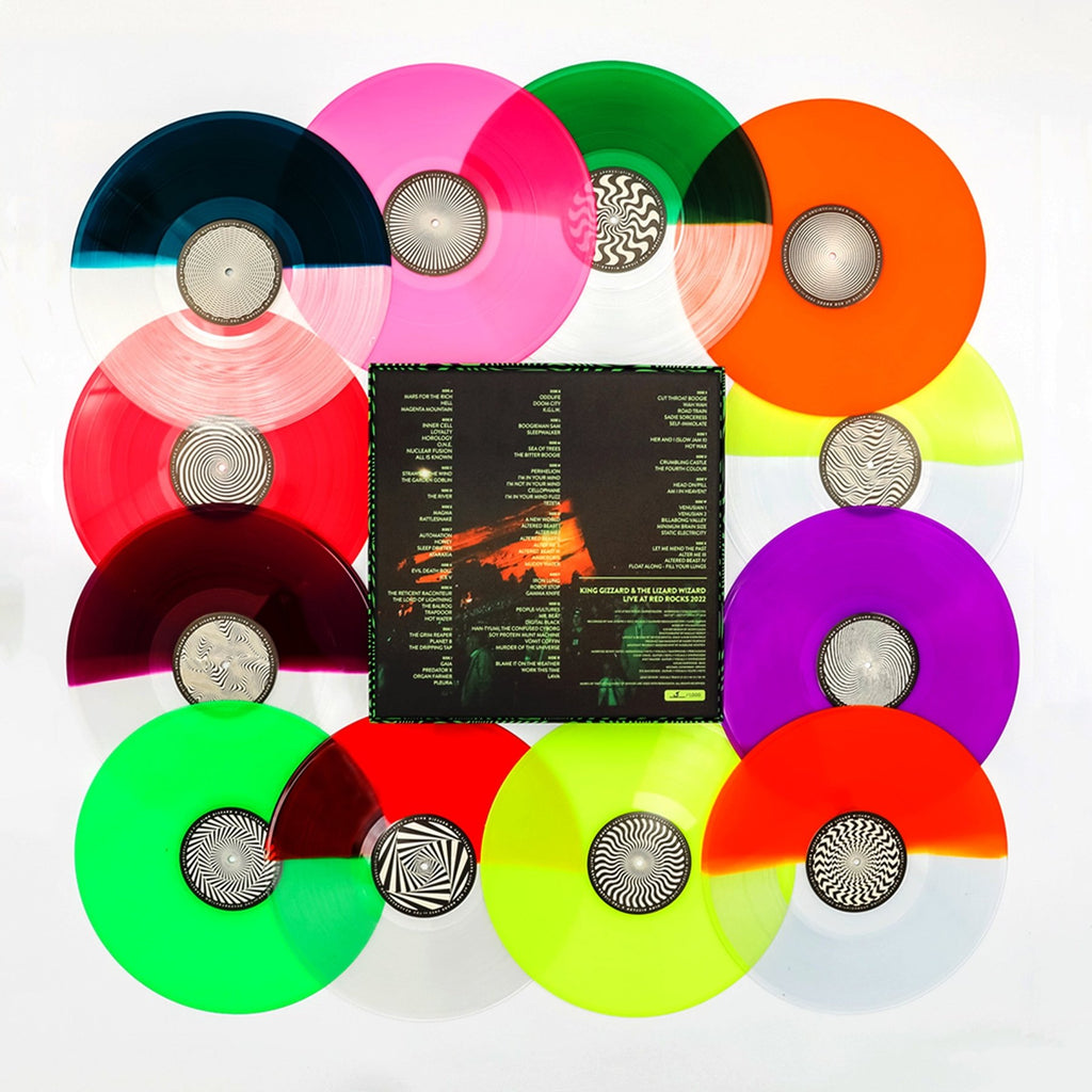 King Gizzard - Live at Red Rocks (12xLP Box Set) – LEVITATION