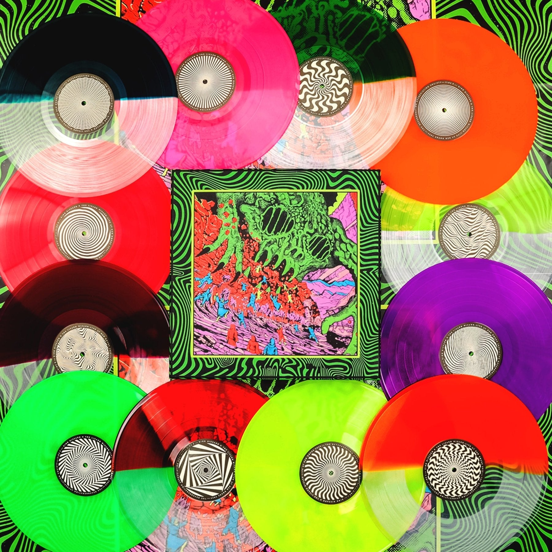KING 　LP＆12インチシングル＆Pictureシングルセット King Gizzard - Live at Red Rocks (12xLP Box Set) | LEVITATION