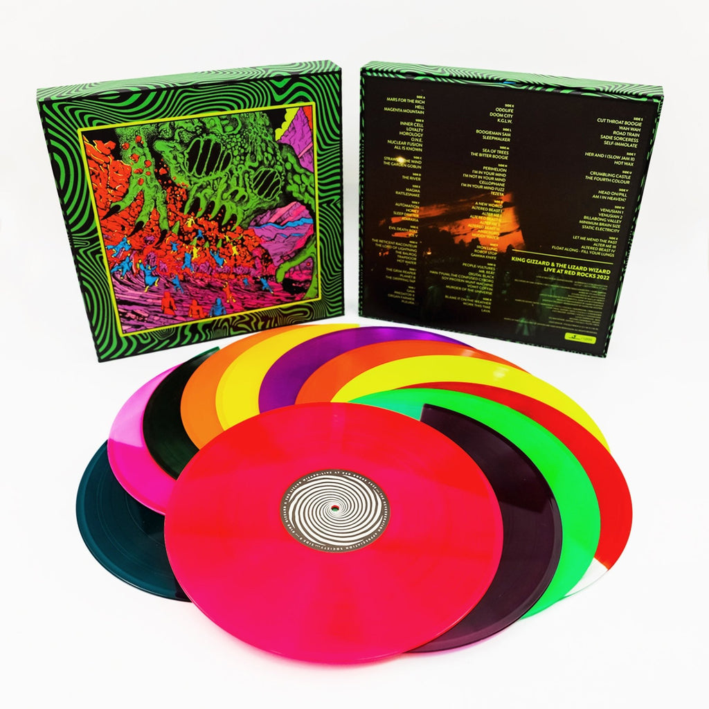 Lizard Clit LC-4 LP dokidoki beats レコード King Gizzard - Live at Red Rocks (12xLP Box Set) – LEVITATION