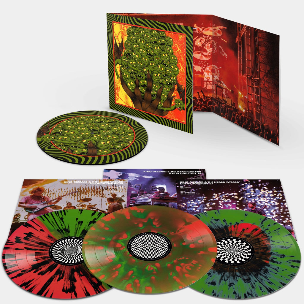 King Gizzard - Live in Houston '24 (3LP Triple Gatefold) PRE - ORDER - LEVITATION