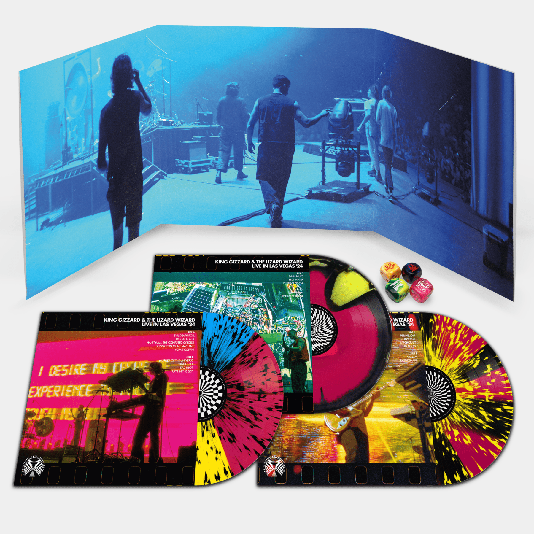 King Gizzard - Live in Las Vegas '24 (3LP Triple Gatefold) PRE - ORDER - LEVITATION