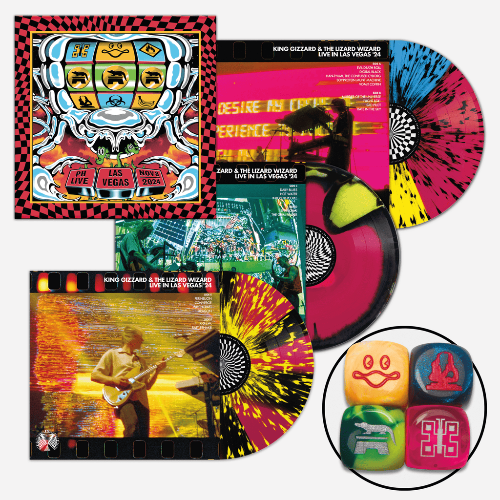 King Gizzard - Live in Las Vegas '24 (3LP Triple Gatefold) PRE - ORDER - LEVITATION