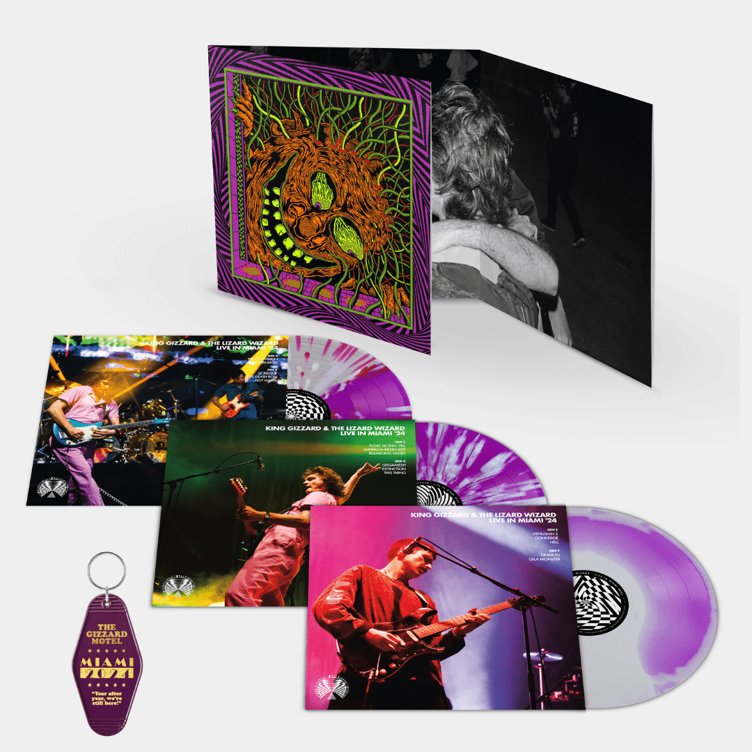 King Gizzard - Live in Miami '24 (3LP Triple Gatefold) | LEVITATION