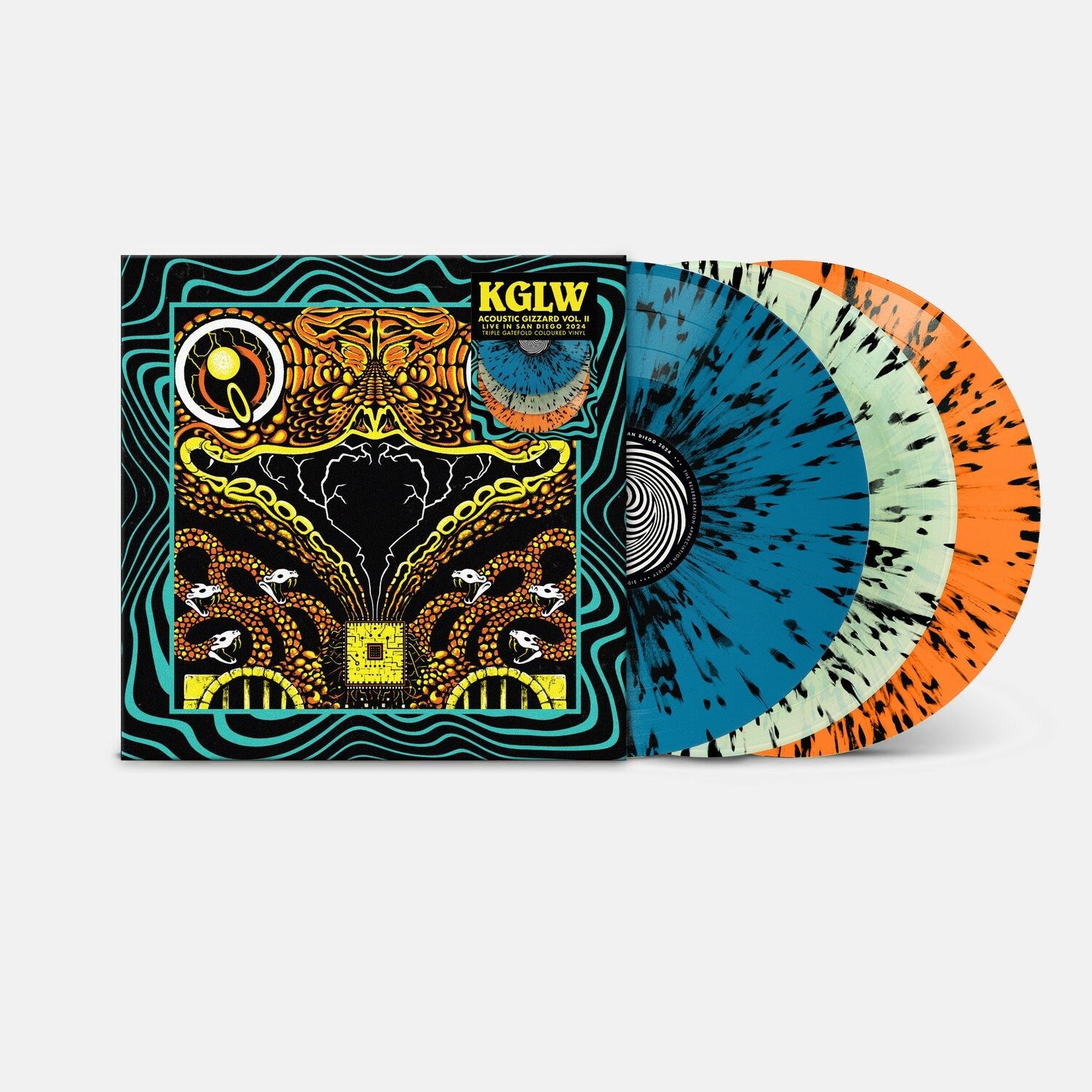 King Gizzard & The Lizard Wizard - Acoustic Gizzard Vol. Ii - Live in San Diego '24 3xLP (Splatter Vinyl) - LEVITATION